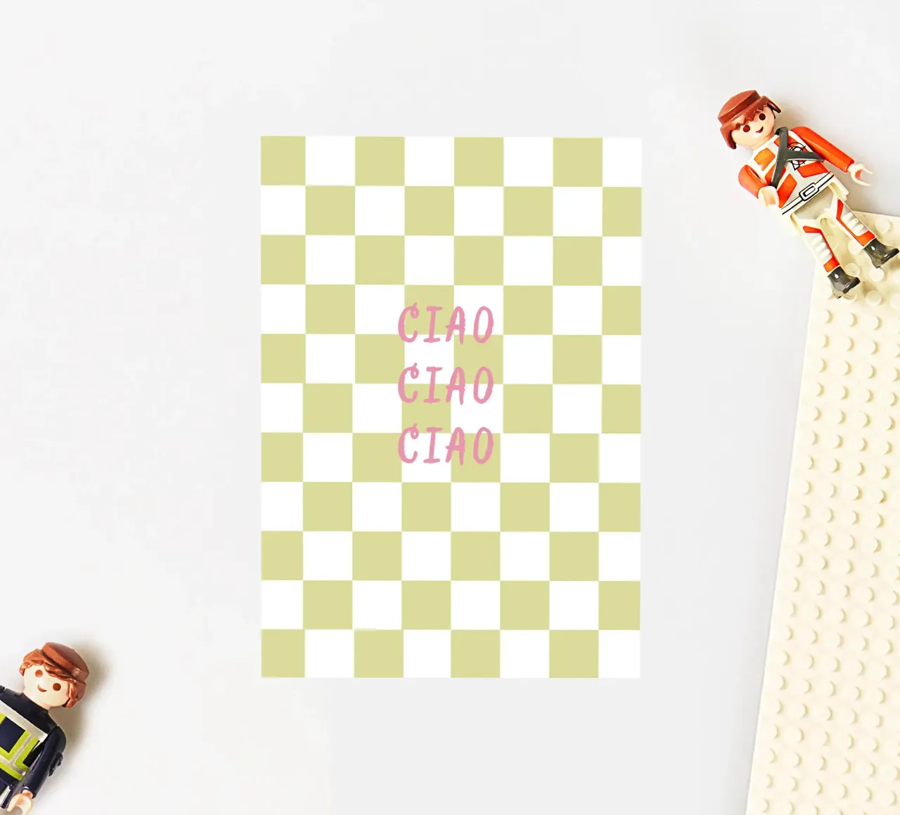ciao ciao ciao pegatina de Poster Print Studio