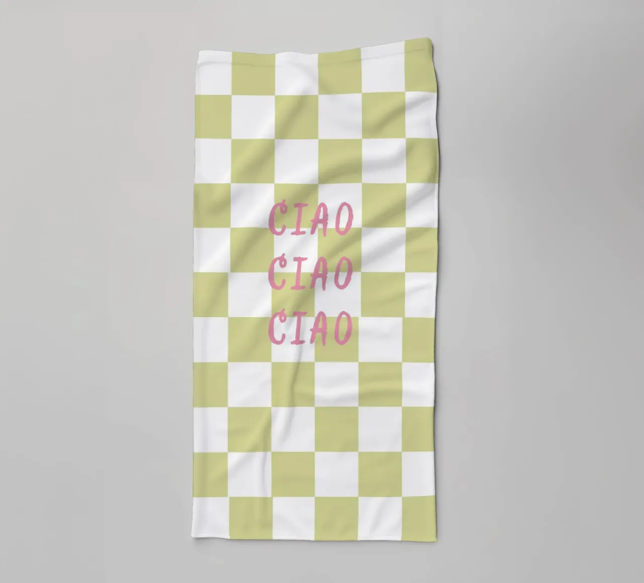 ciao ciao ciao asciugamano da bagno da Poster Print Studio