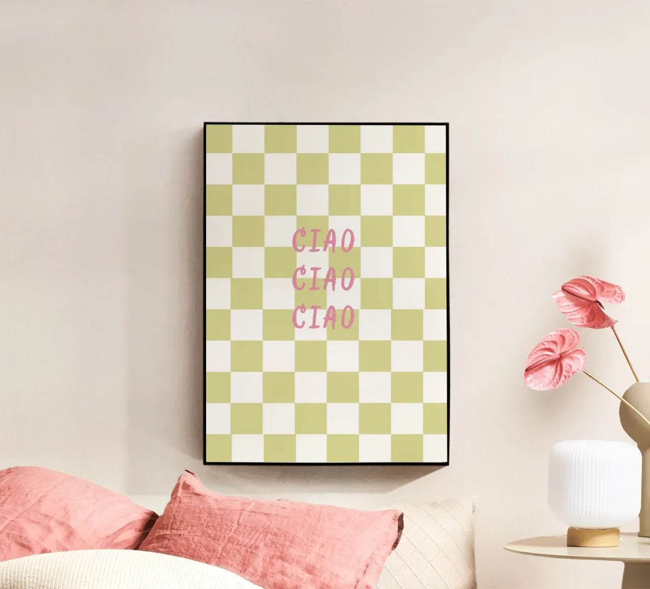ciao ciao ciao plexiglass da Poster Print Studio