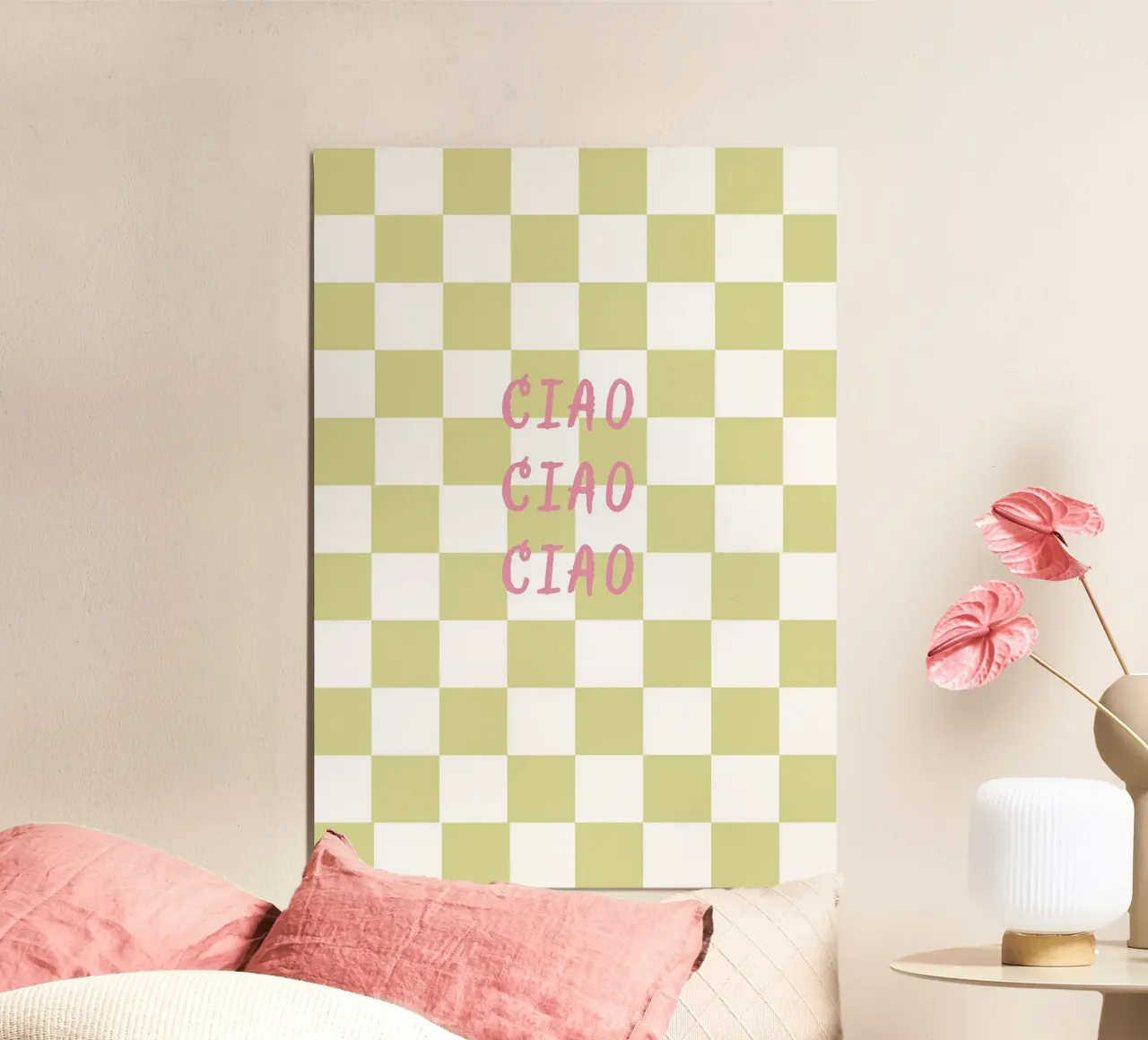 ciao ciao ciao carta hahnemühle da Poster Print Studio