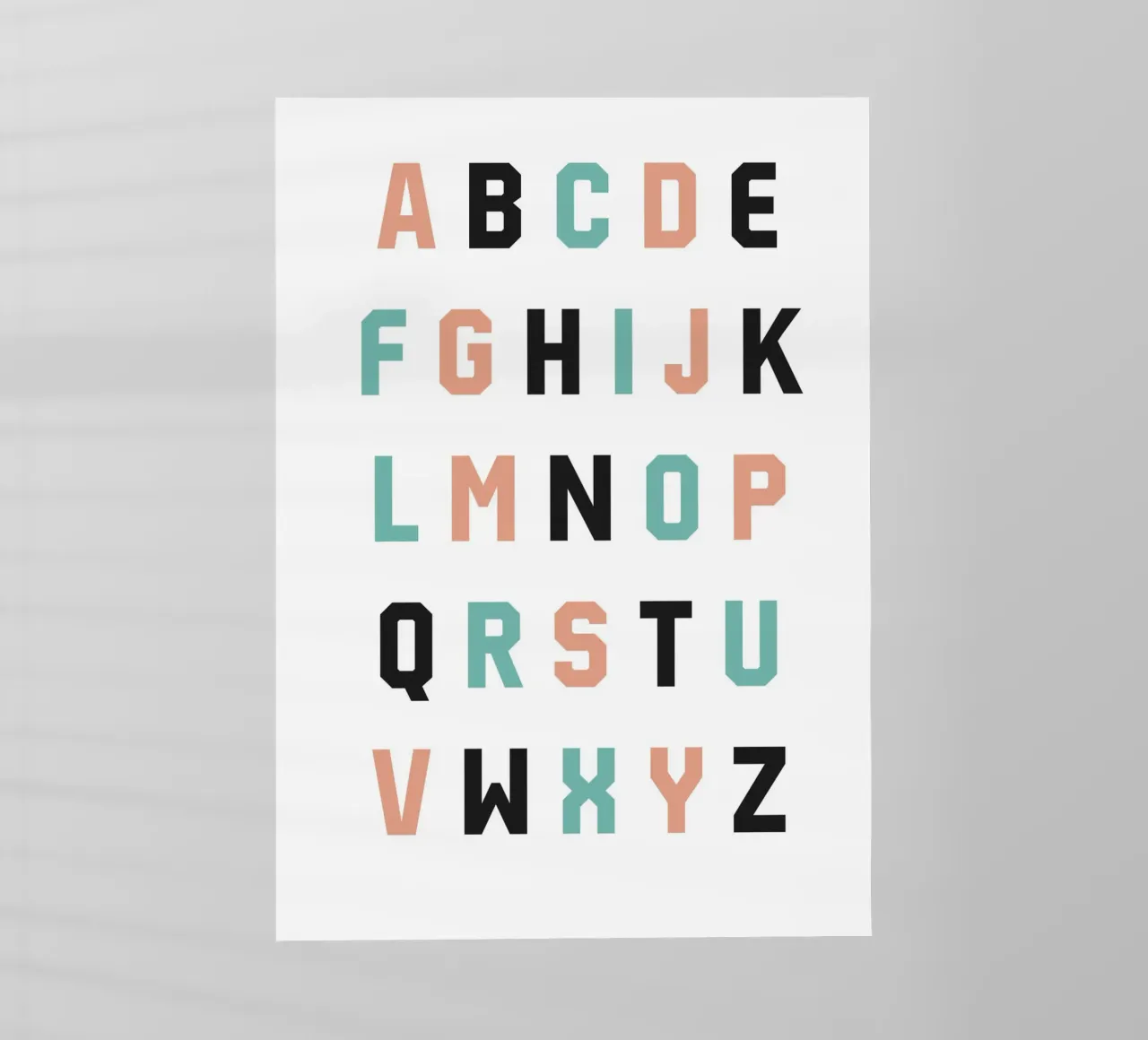 Typography Alphabet #4 pellicola backlit da kathrinmay