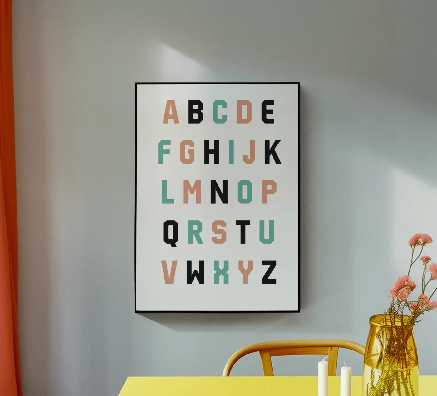 Typography Alphabet #4 plexiglass da kathrinmay