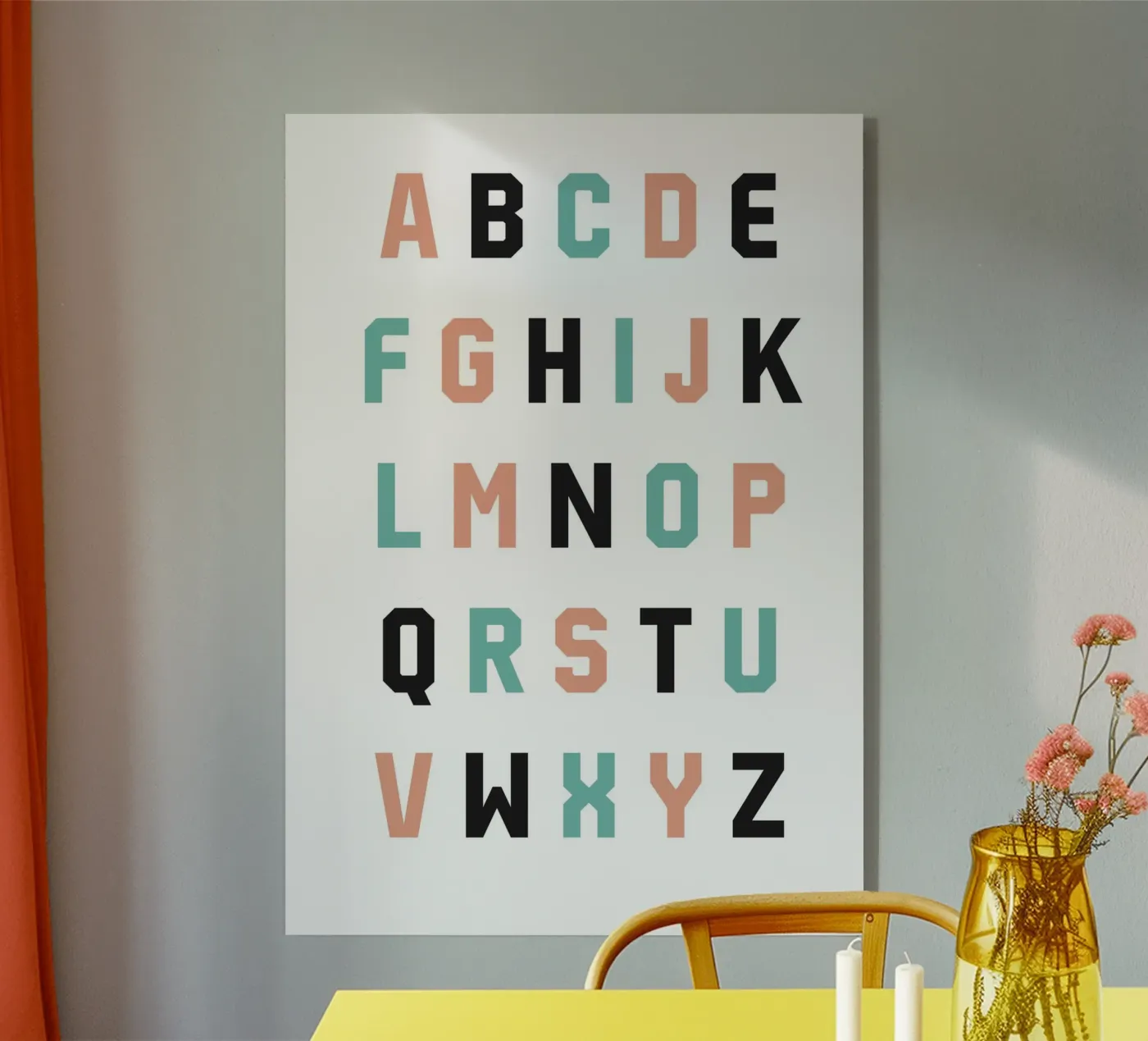 Typography Alphabet #4 plexiglass da kathrinmay