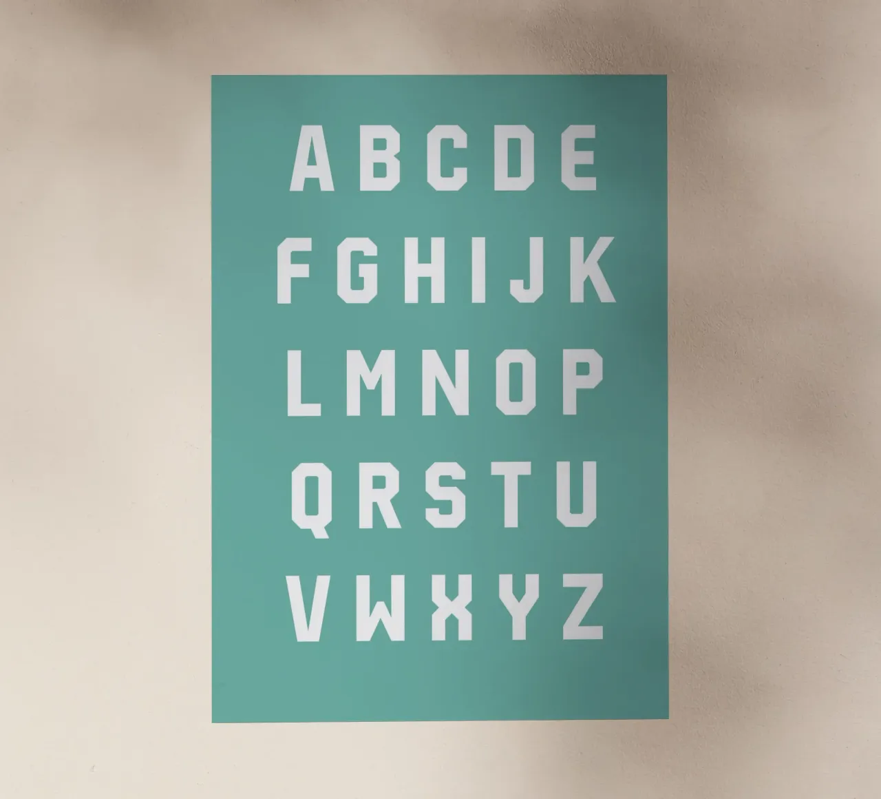Typography Alphabet #5 pellicola backlit da kathrinmay