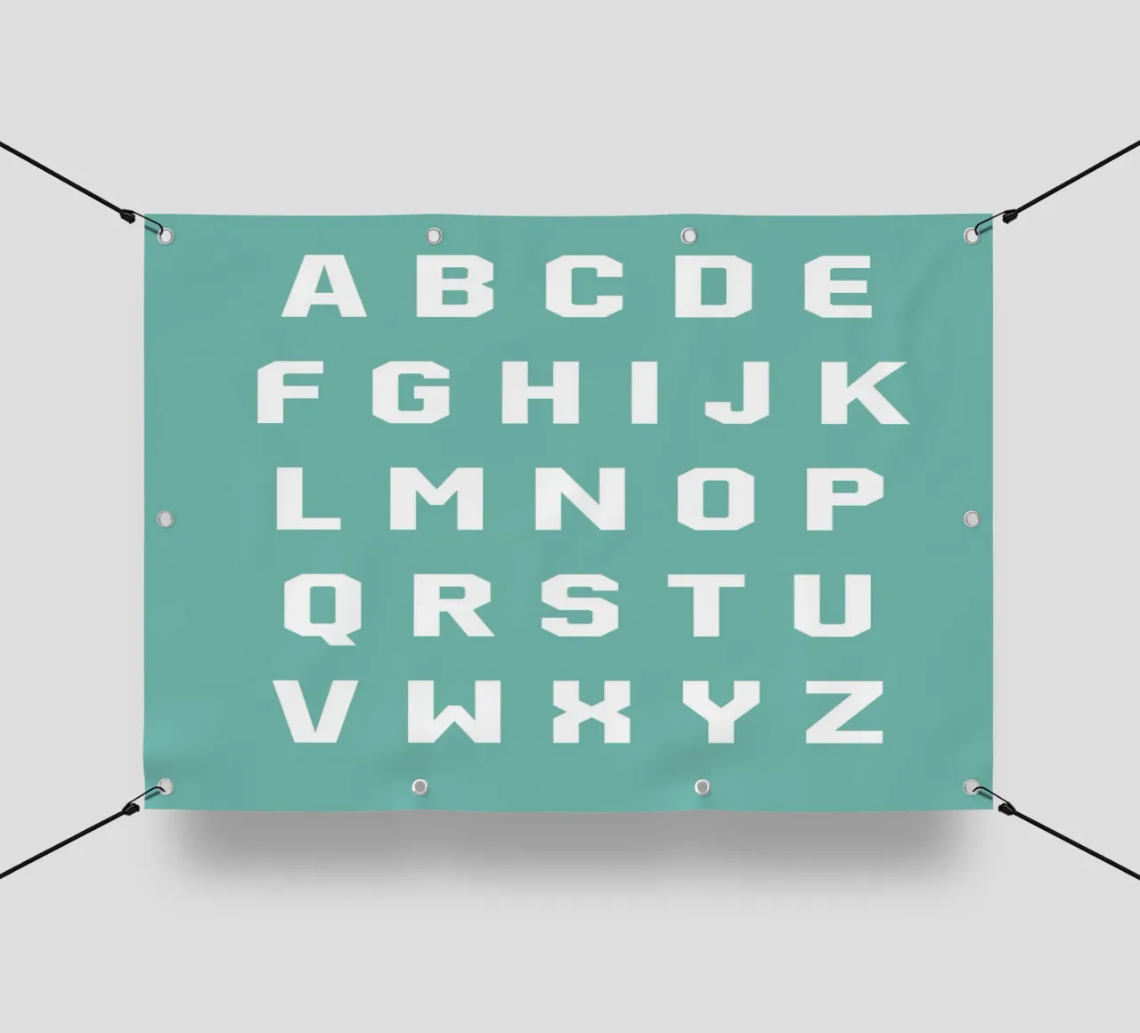 Typography Alphabet #5 telo in pvc da kathrinmay