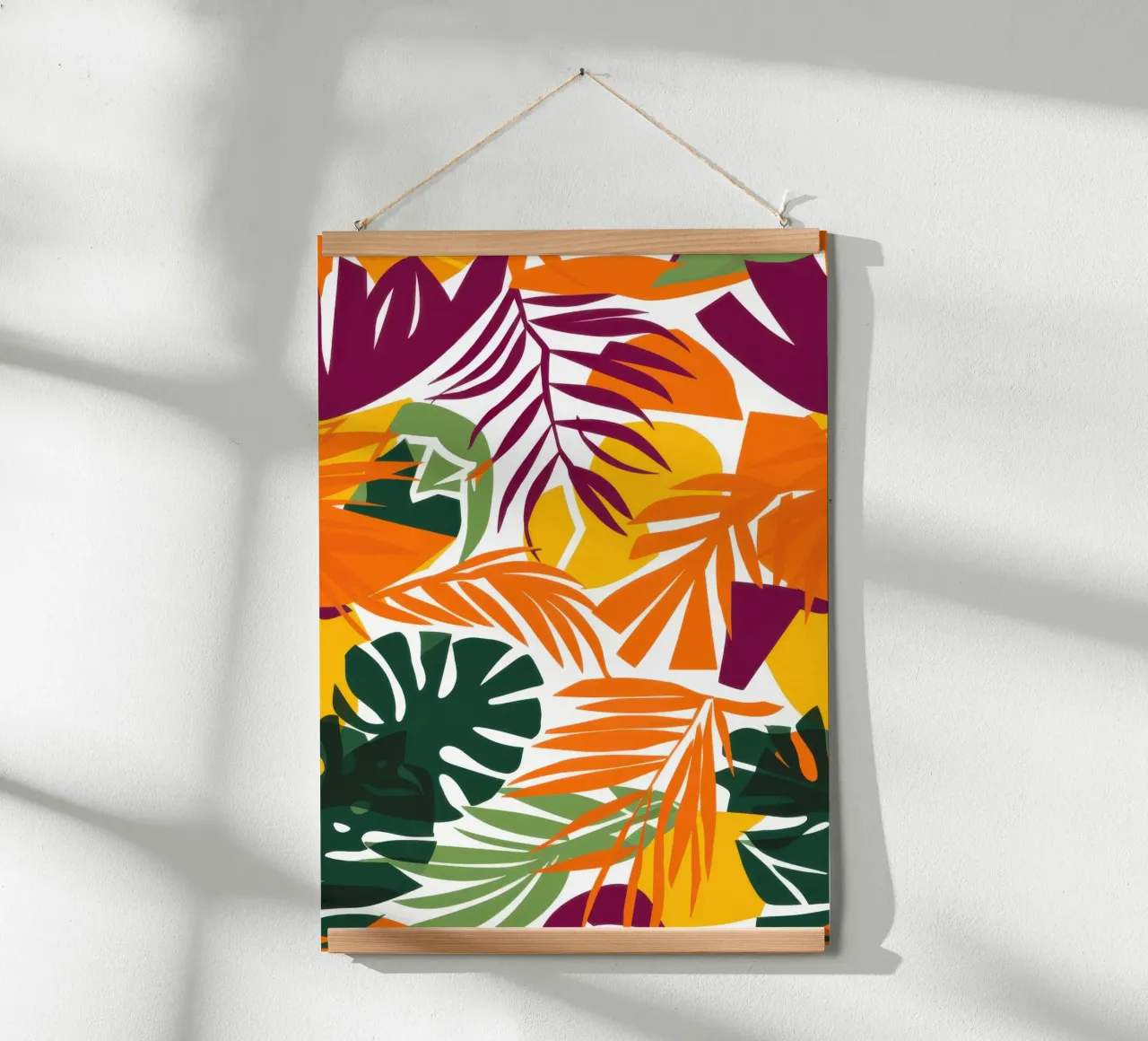 Herbstliche Tropenglut Poster von Heaven Craft