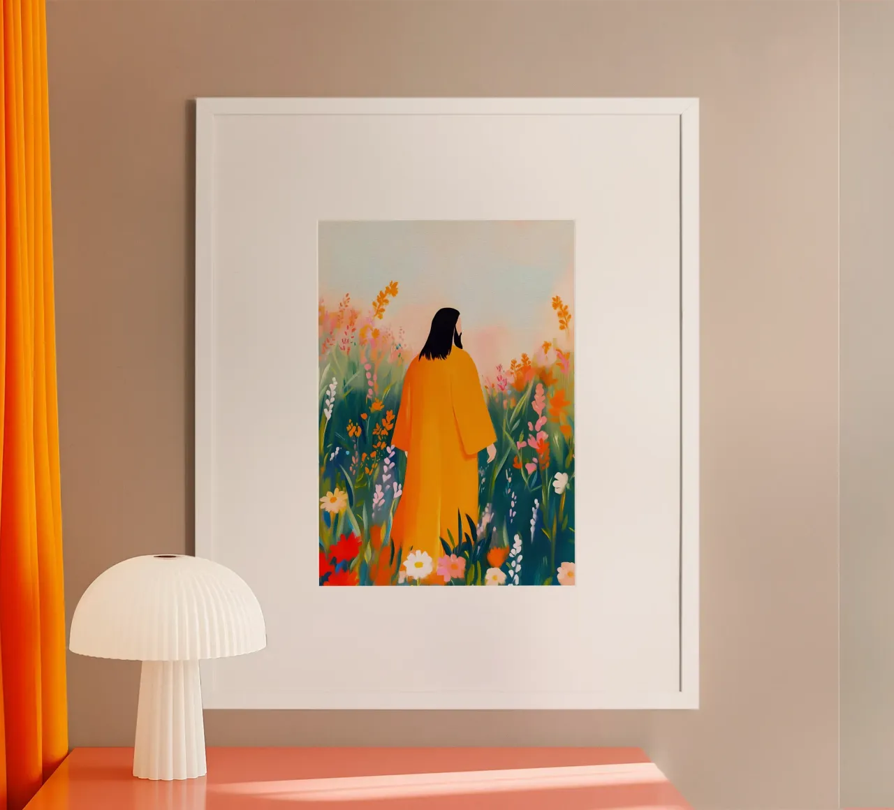 Gesù nel campo, Impressionismo moderno poster da vintagepod