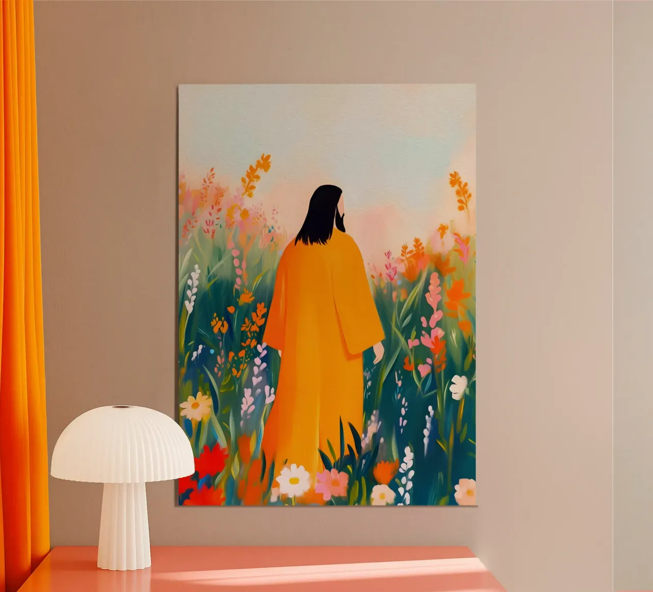 Gesù nel campo, Impressionismo moderno poster da vintagepod