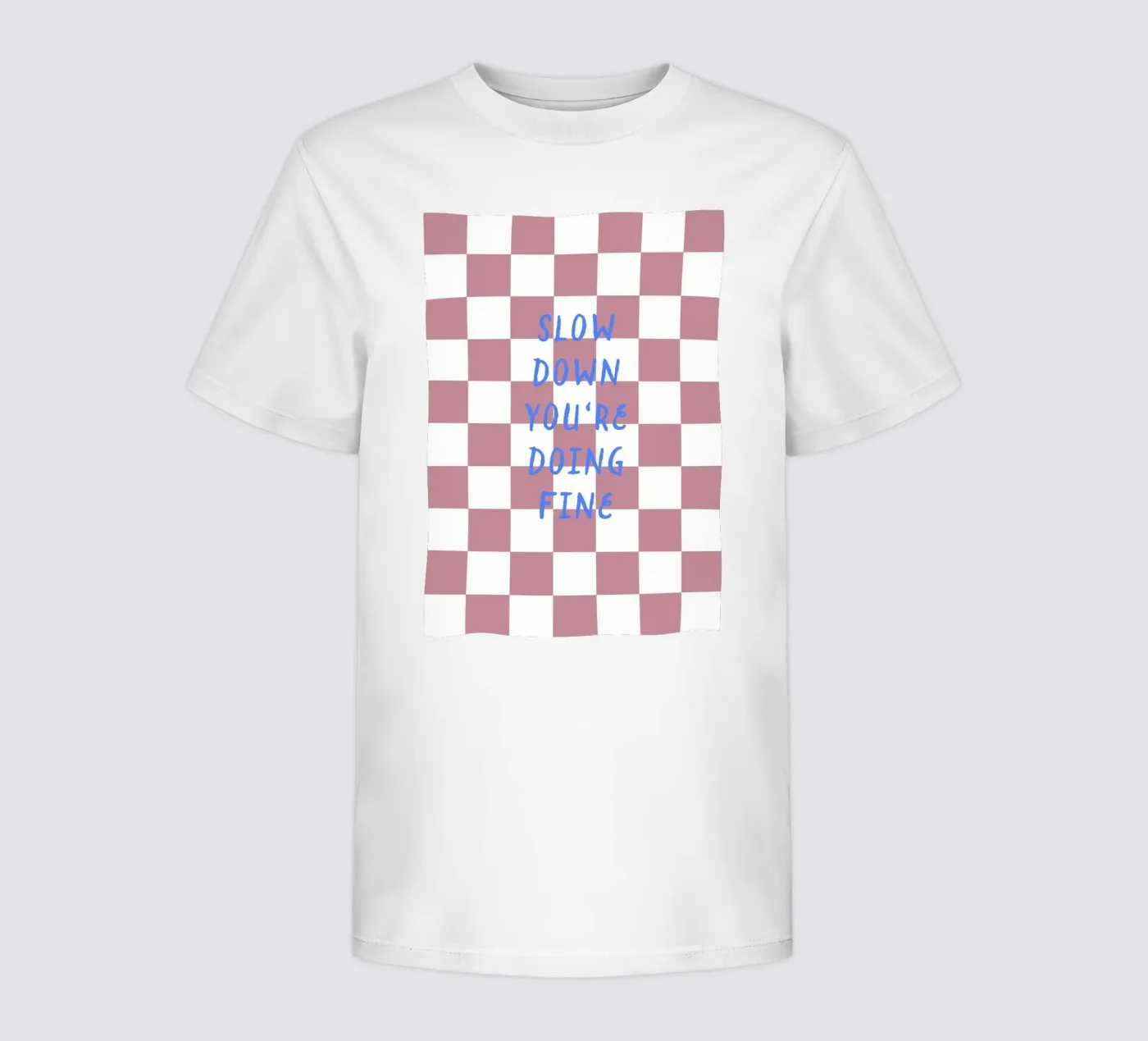 Slow down Kinder T-Shirt von Poster Print Studio