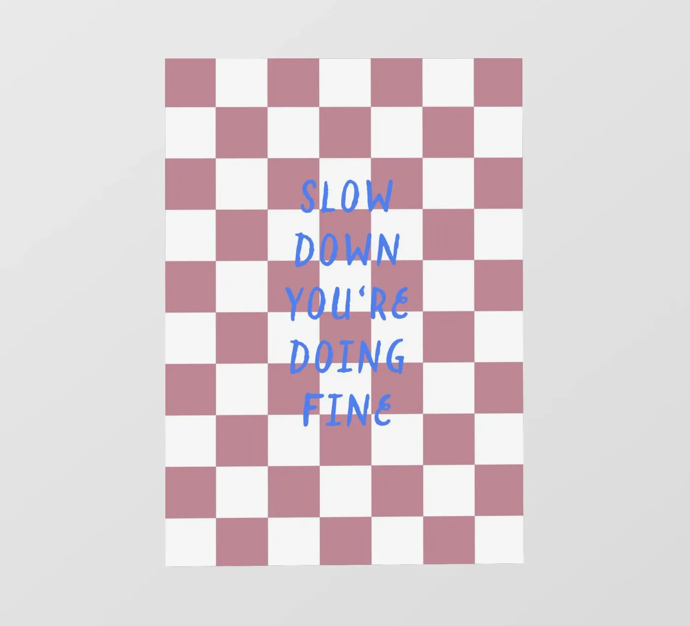 Slow down pellicola backlit da Poster Print Studio