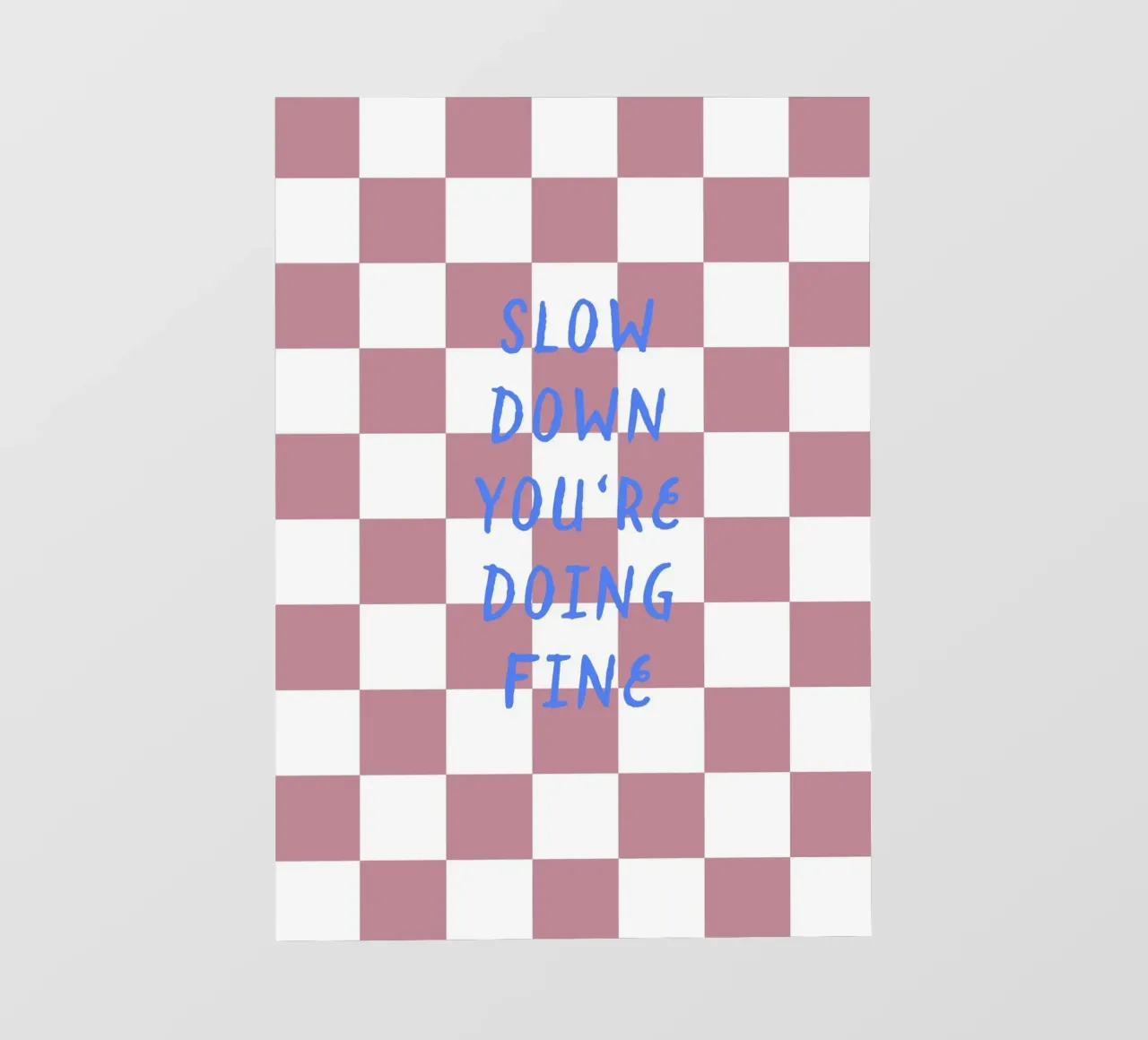 Slow down fotobehang van Poster Print Studio