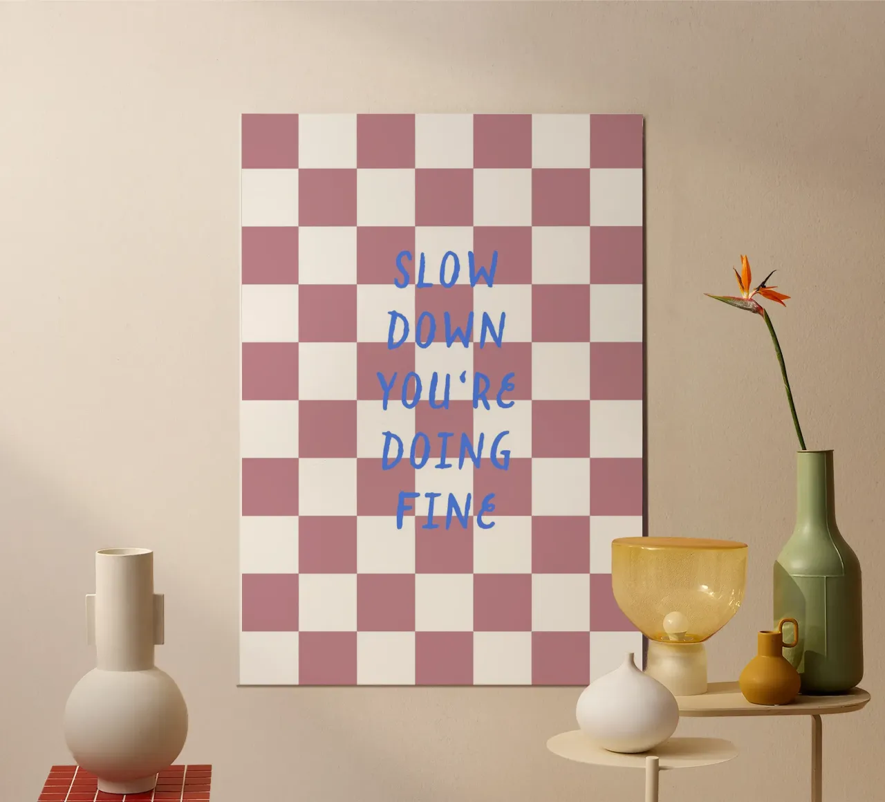 Slow down pannello forex da Poster Print Studio