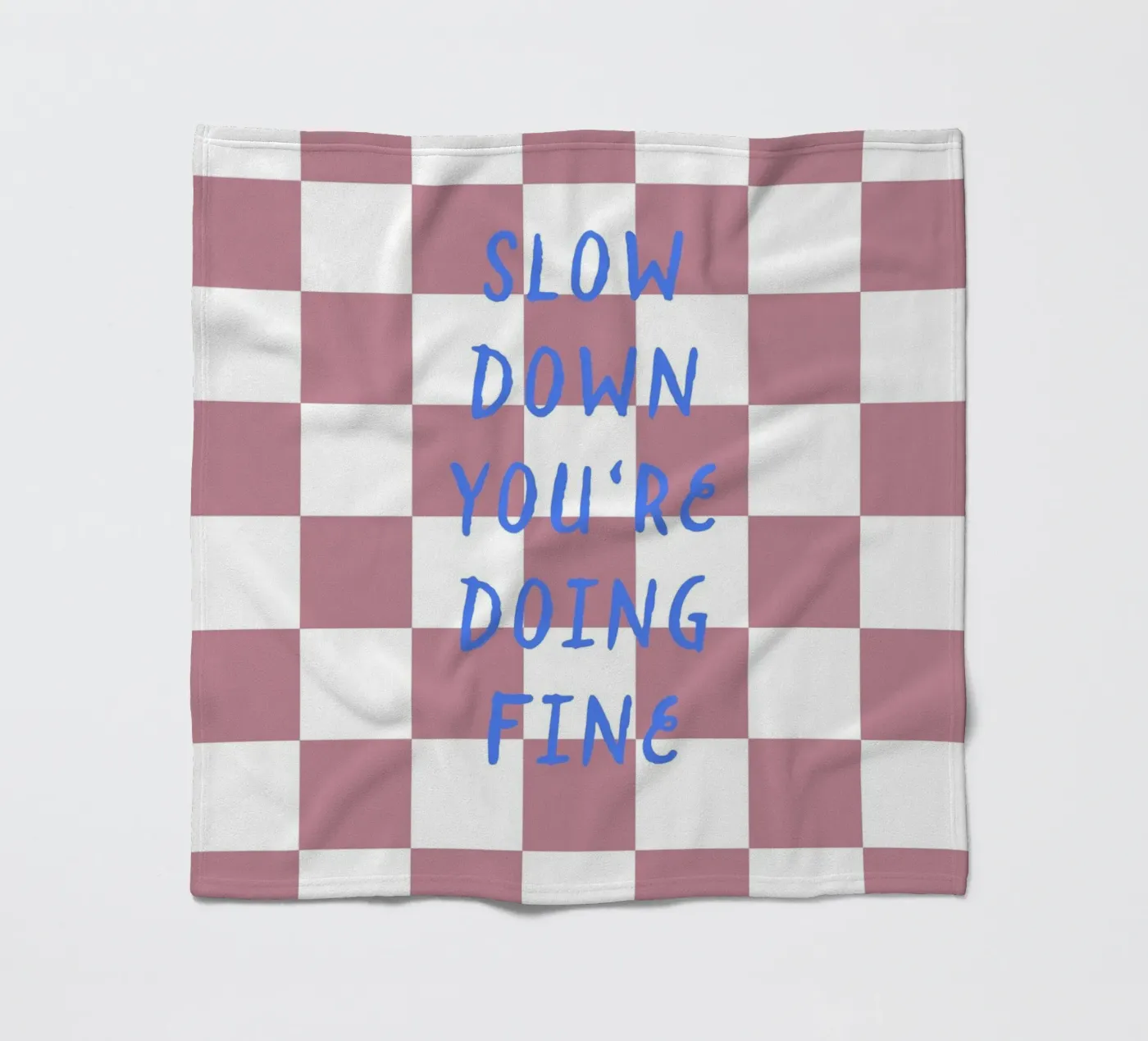 Slow down fleece blanket by Poster Print Studio