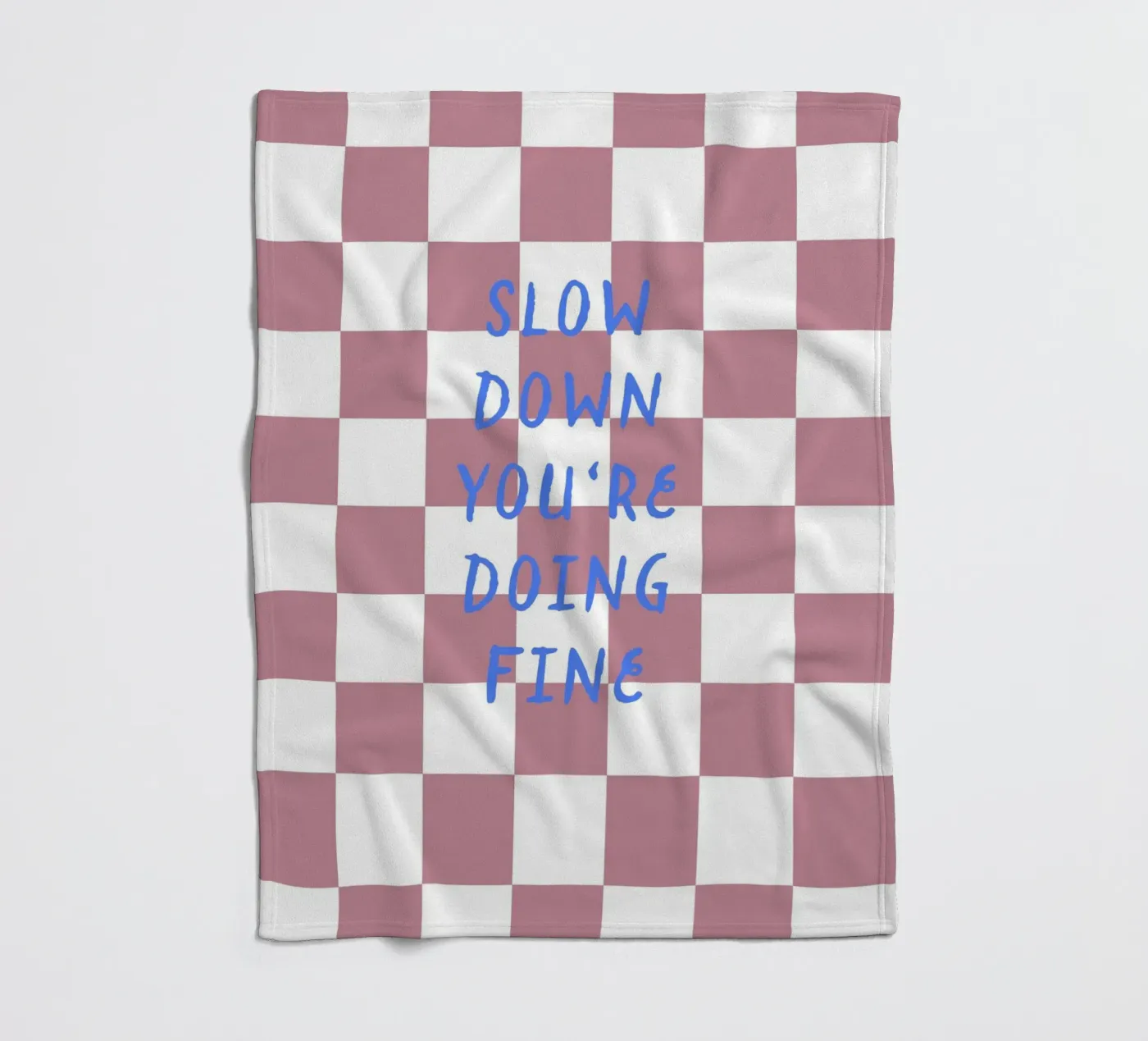 Slow down fleece blanket by Poster Print Studio