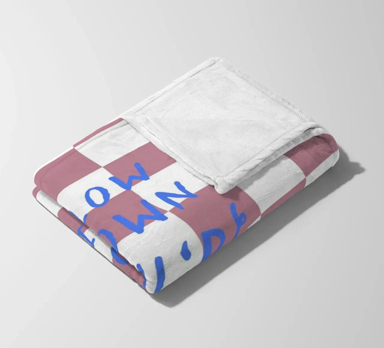 Slow down Fleecedecke von Poster Print Studio