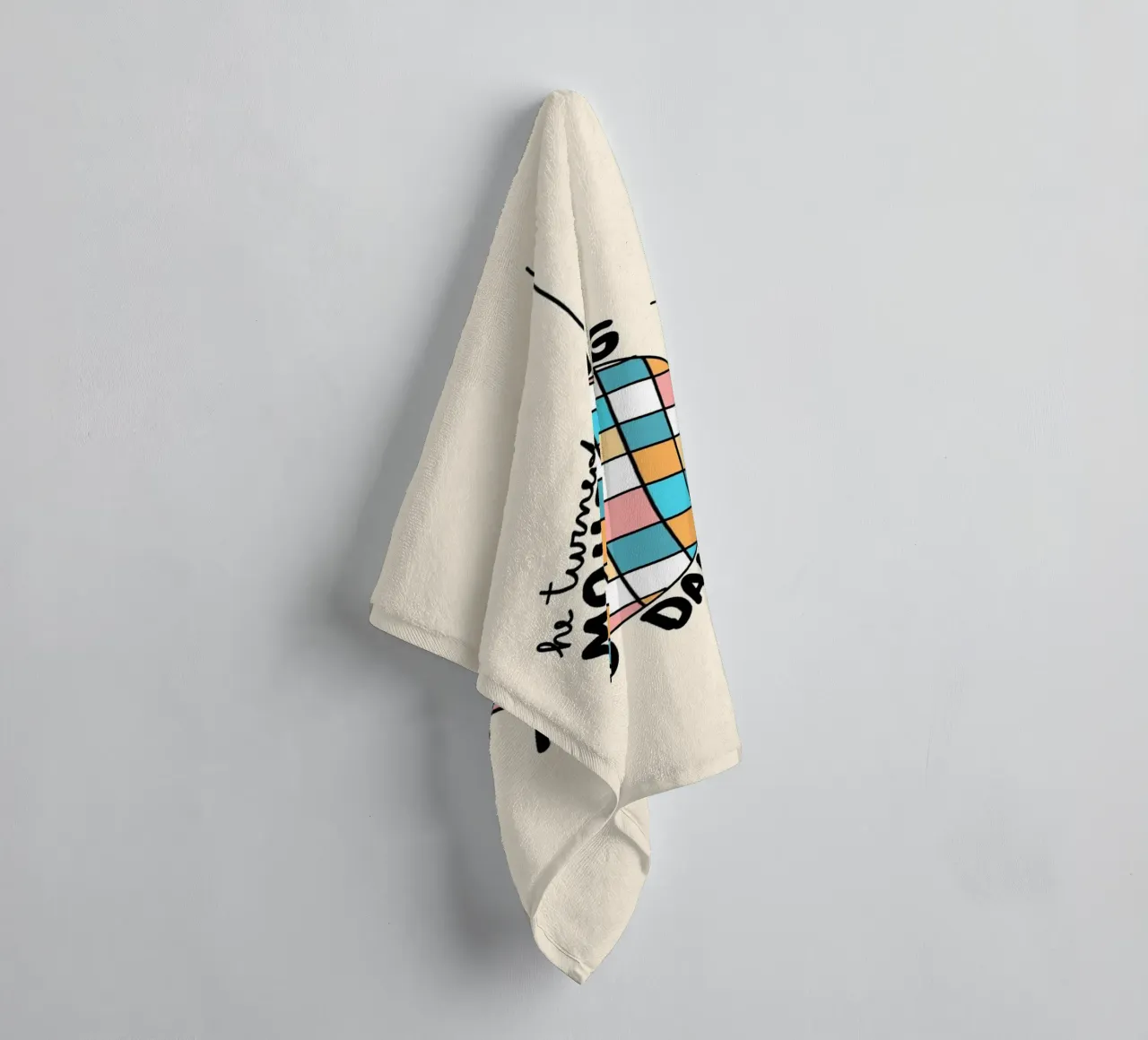 Mourning to Dancing, Christian Art Print towel by vintagepod