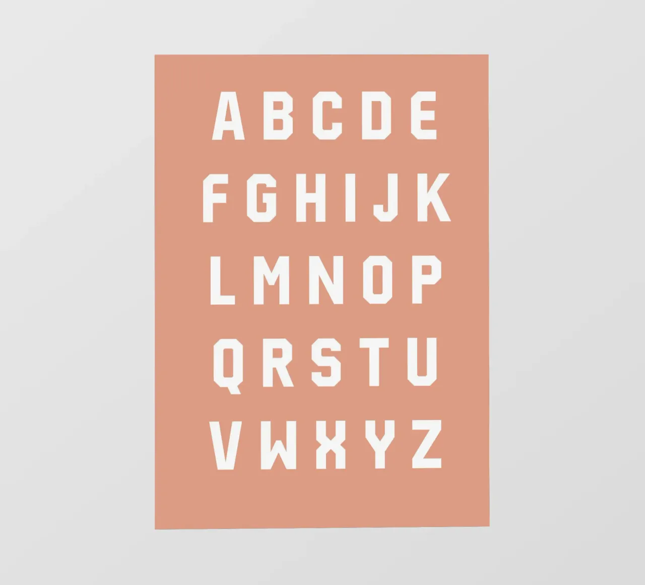 Typography Alphabet #6 pellicola backlit da kathrinmay