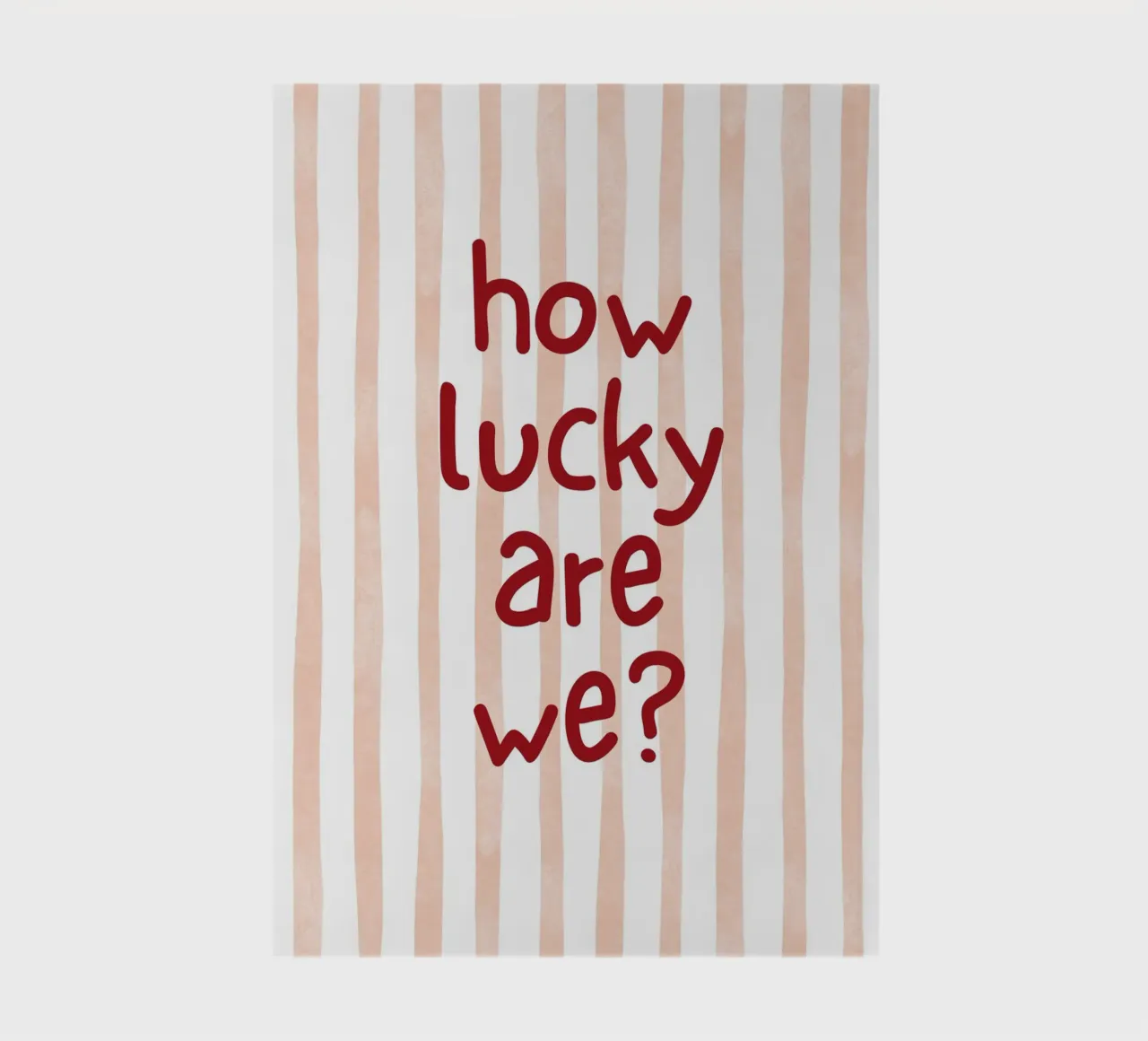 How Lucky Are We? - Art Print notebook by vintagepod
