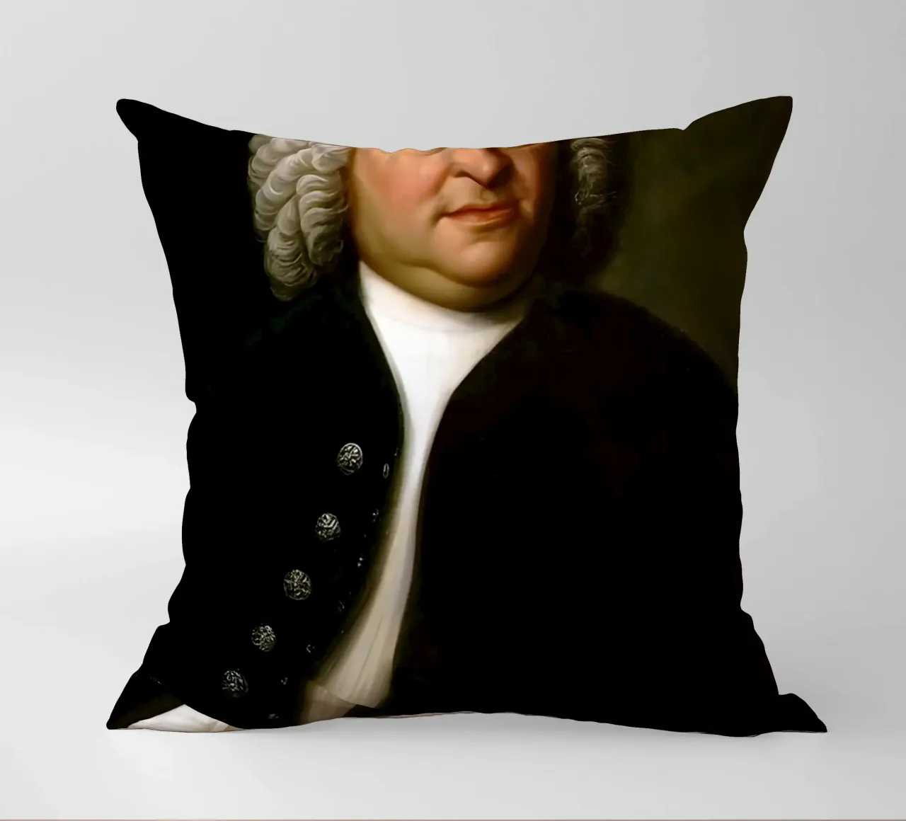 Johann Sebastian Bach, cuscino da Low poly art