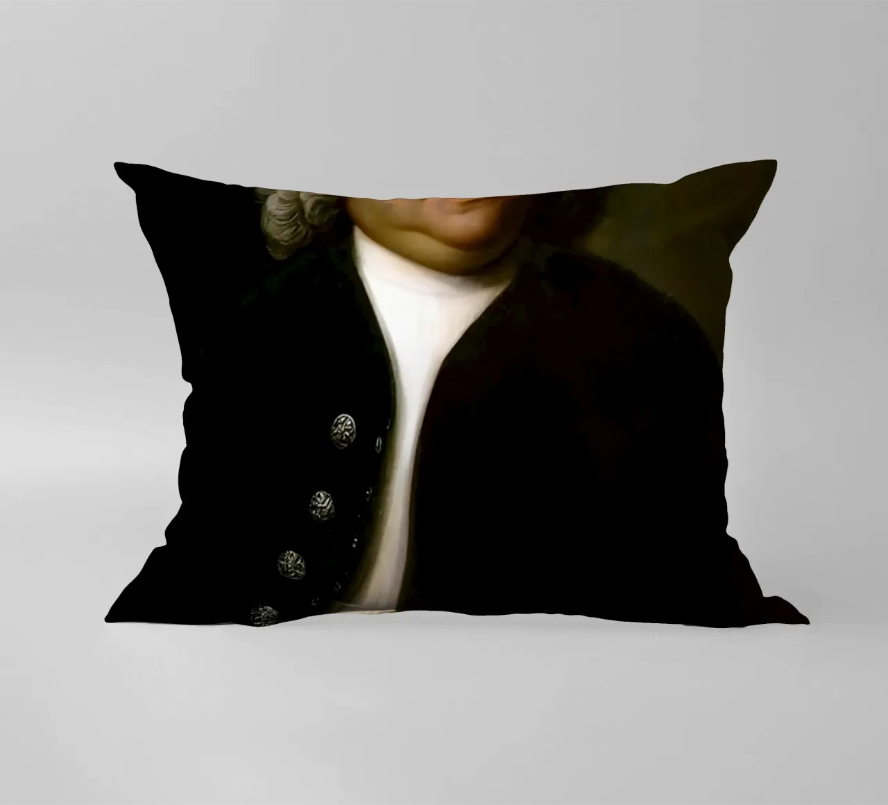 Johann Sebastian Bach, cuscino da Low poly art