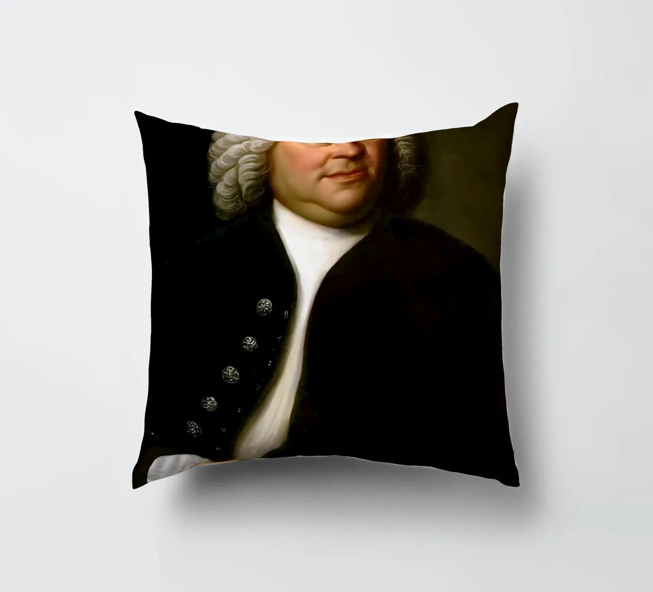 Johann Sebastian Bach, cuscino da Low poly art