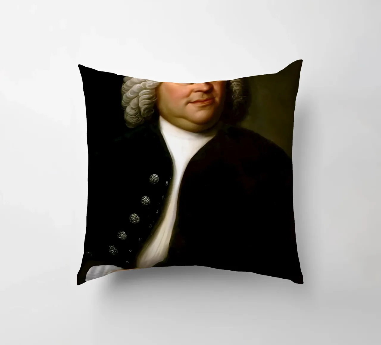 Johann Sebastian Bach, cuscino da Low poly art