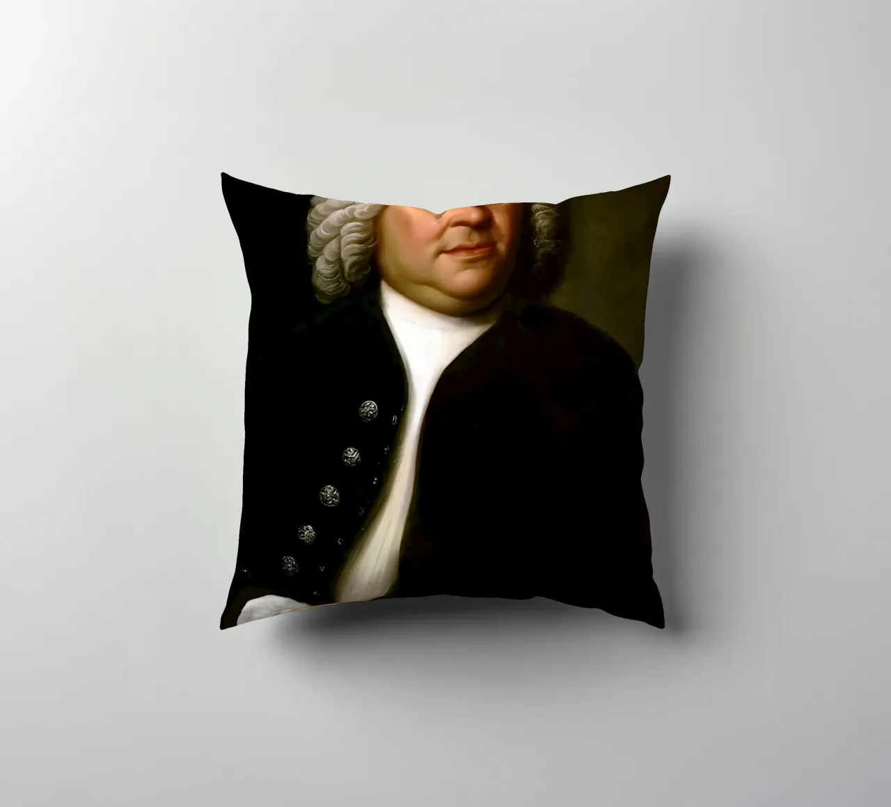 Johann Sebastian Bach, cuscino da Low poly art