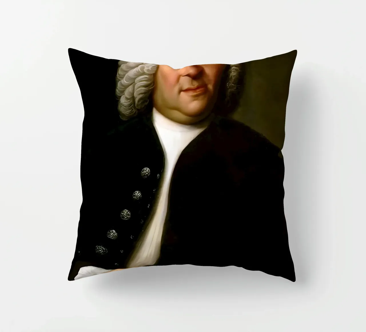 Johann Sebastian Bach, cuscino da Low poly art