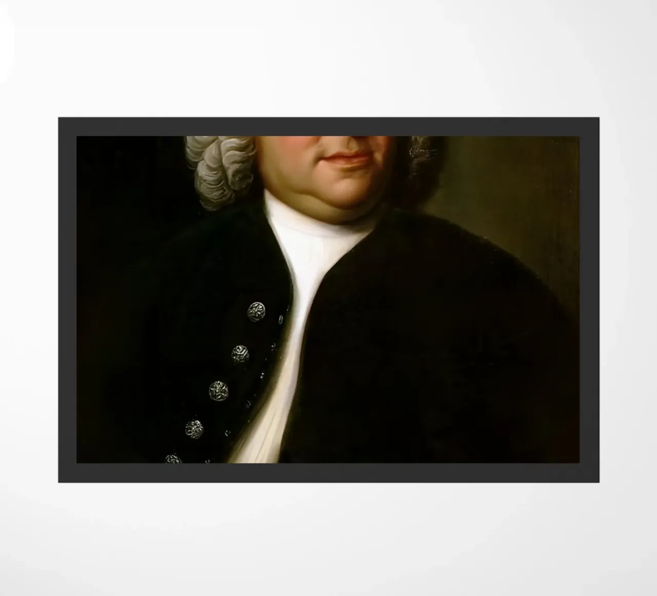 Johann Sebastian Bach, zerbino da Low poly art
