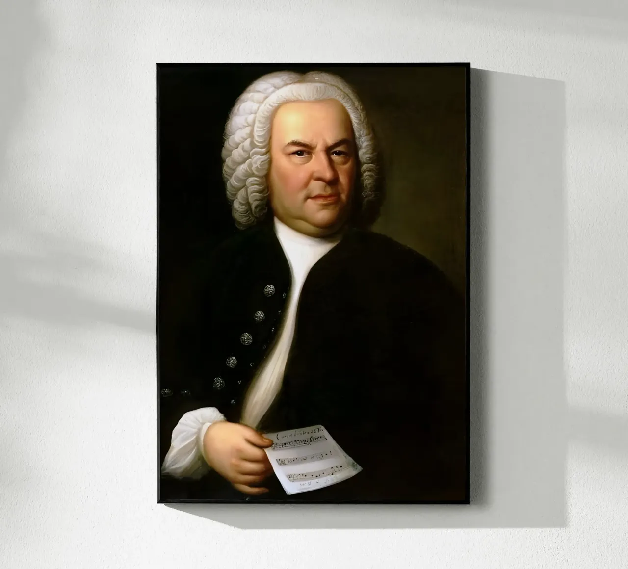 Johann Sebastian Bach, plexiglass da Low poly art