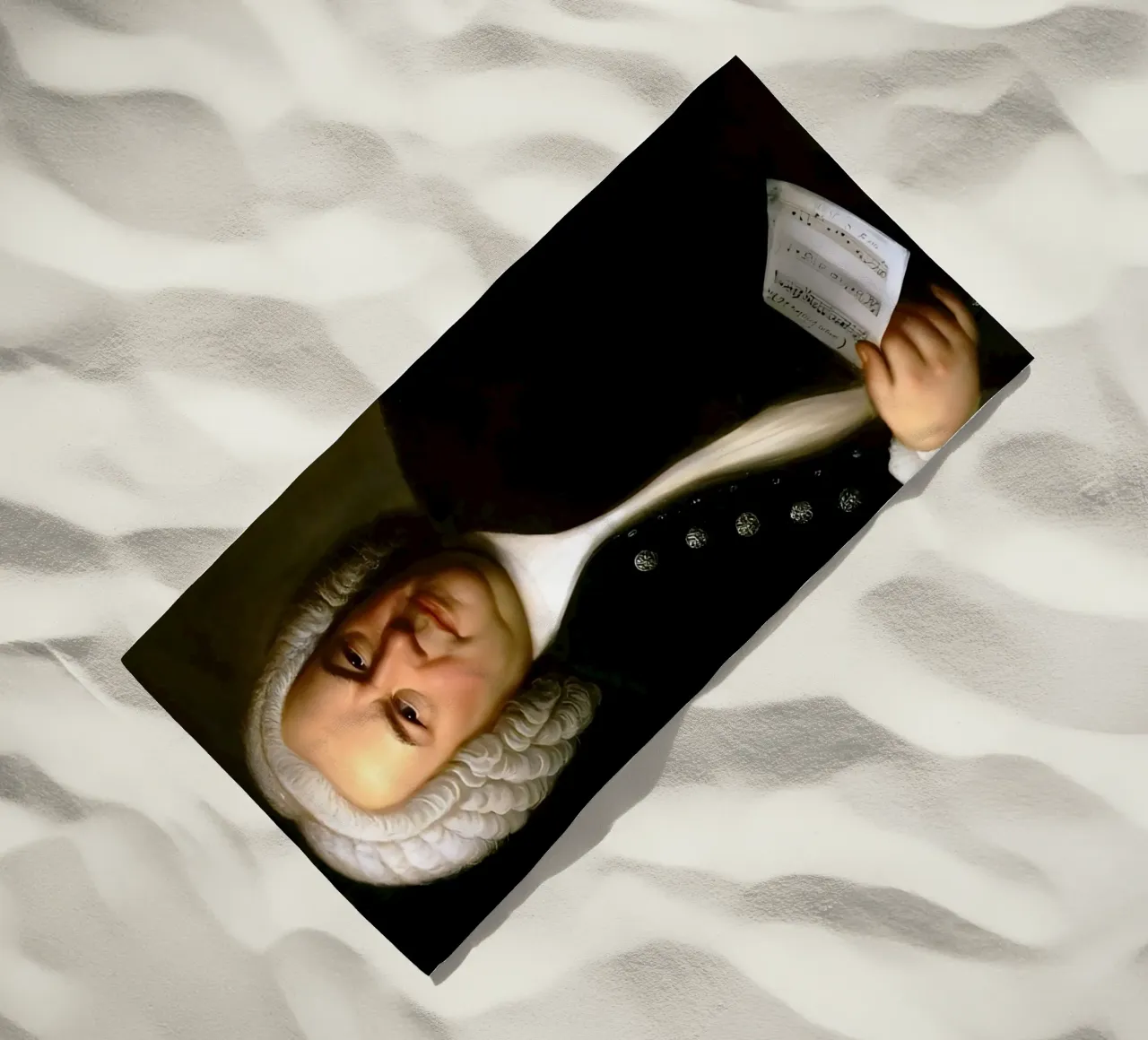 Johann Sebastian Bach, telo mare da Low poly art
