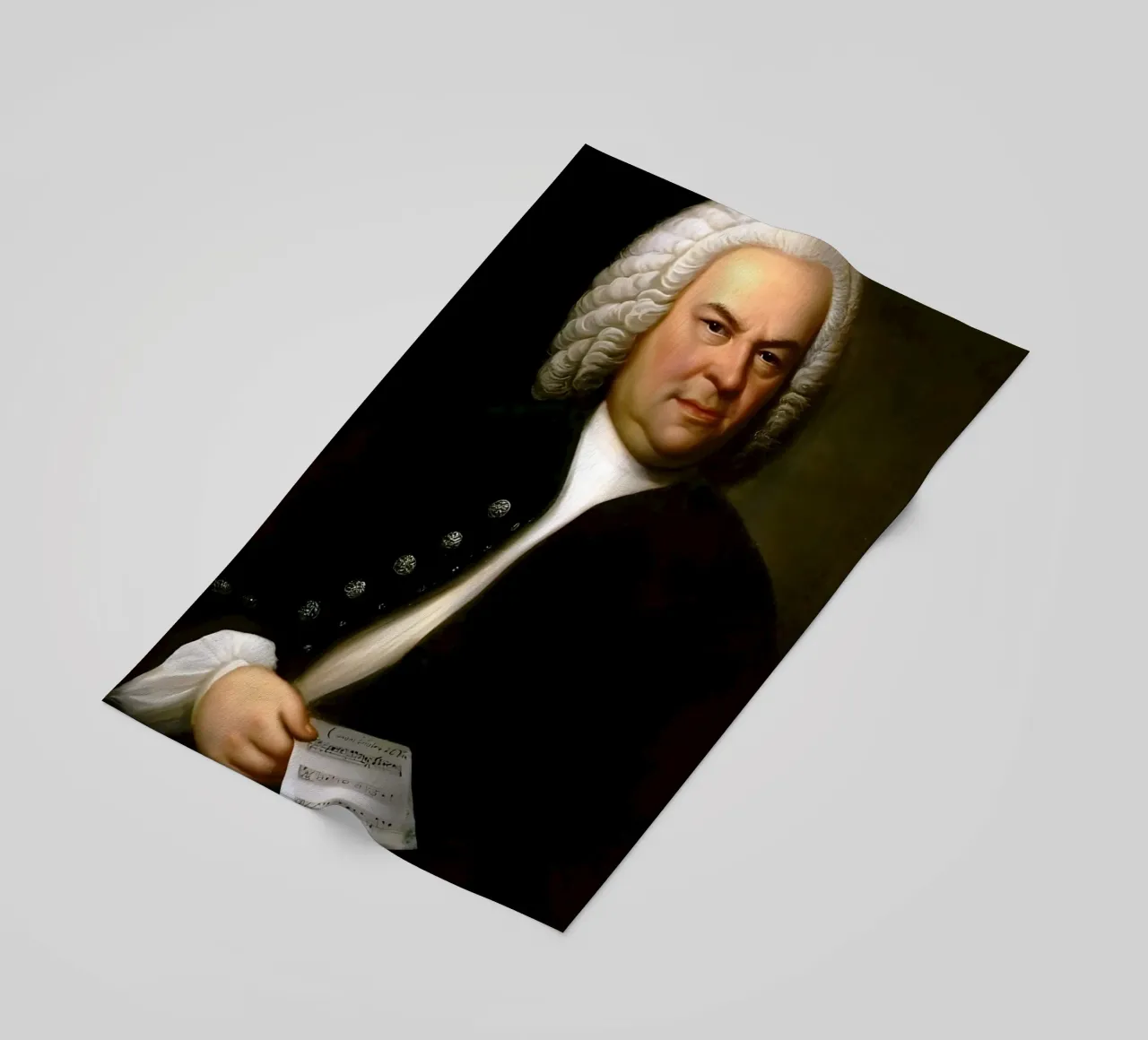 Johann Sebastian Bach, telo mare da Low poly art
