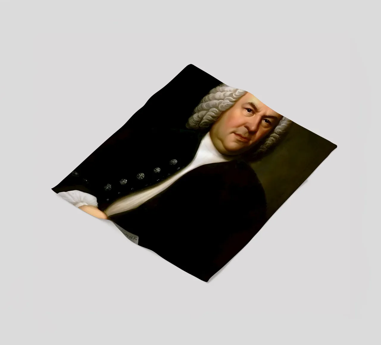 Johann Sebastian Bach, coperta in pile da Low poly art