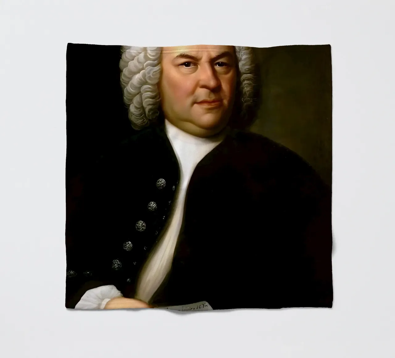 Johann Sebastian Bach, coperta in pile da Low poly art