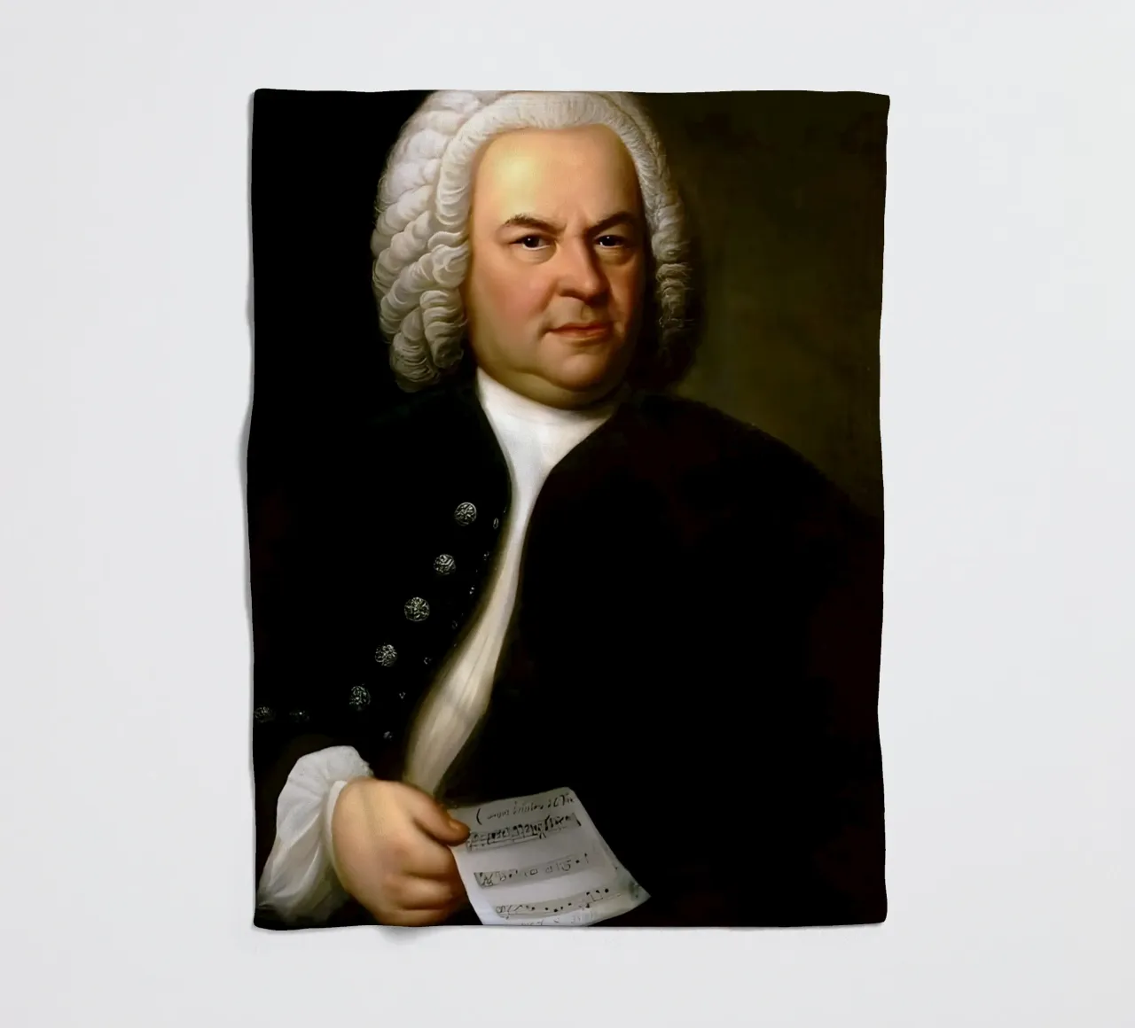 Johann Sebastian Bach, coperta in pile da Low poly art