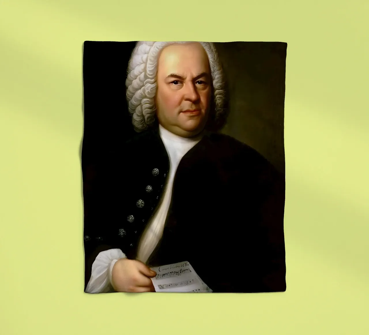 Johann Sebastian Bach, coperta in pile da Low poly art