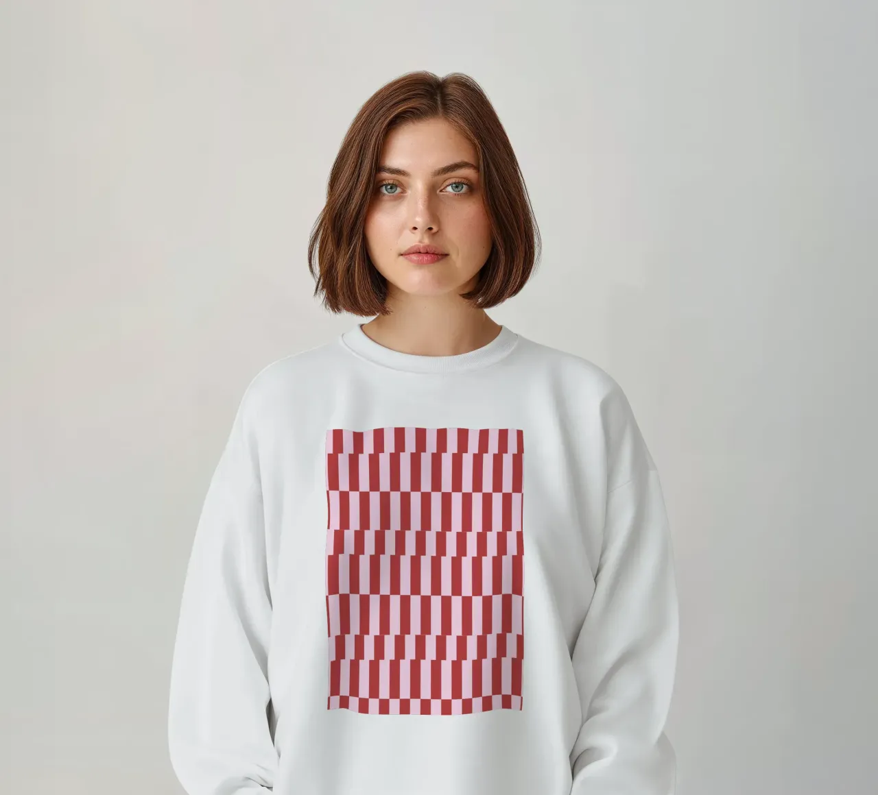 Zickzack rot rosa felpa da Studio ROSAGRAU