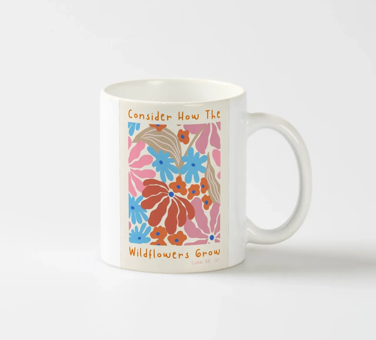 Considerate come crescono i fiori selvatici tazza in ceramica da vintagepod