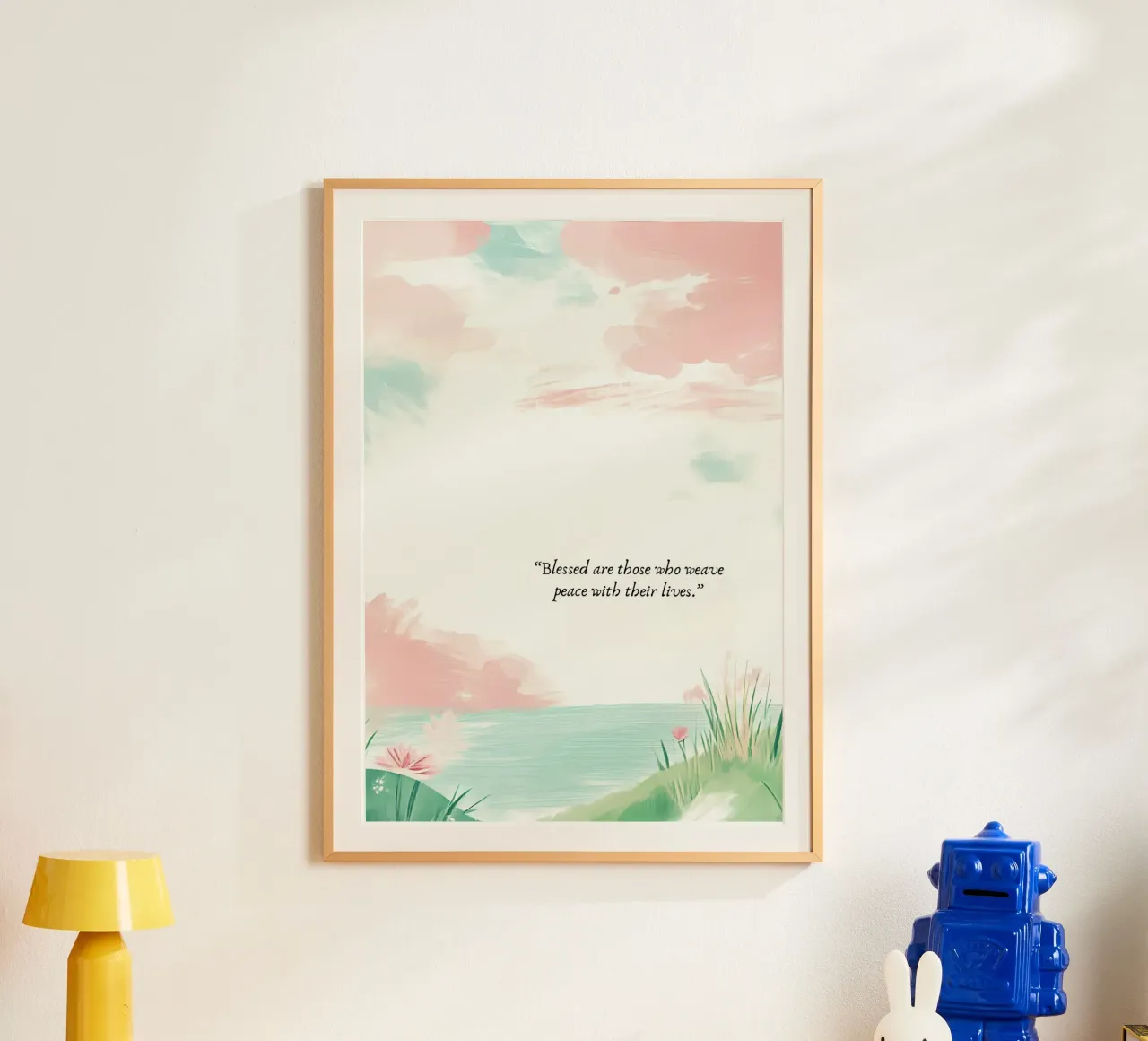 Beati coloro che tessono la pace poster da vintagepod