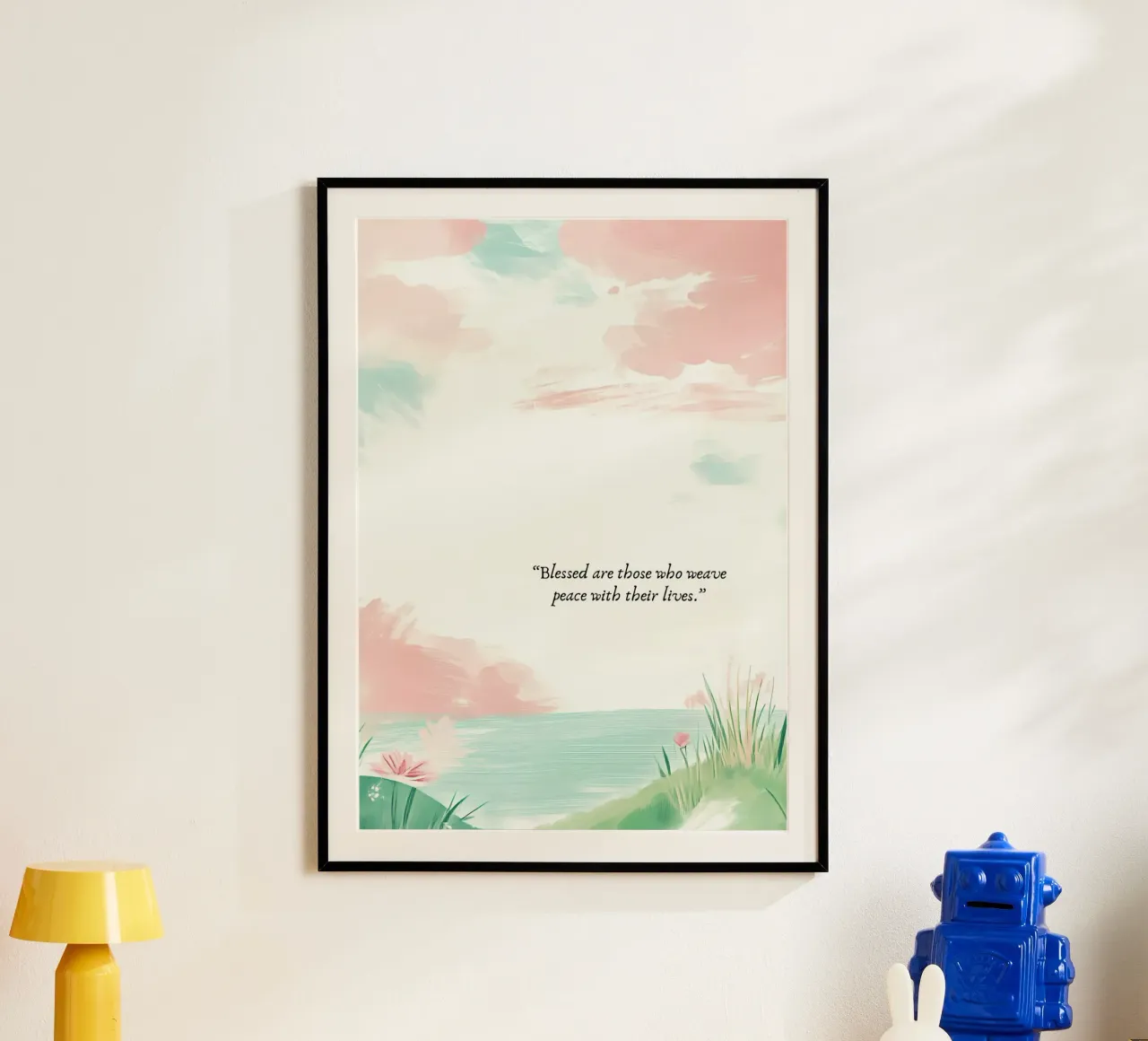 Beati coloro che tessono la pace poster da vintagepod