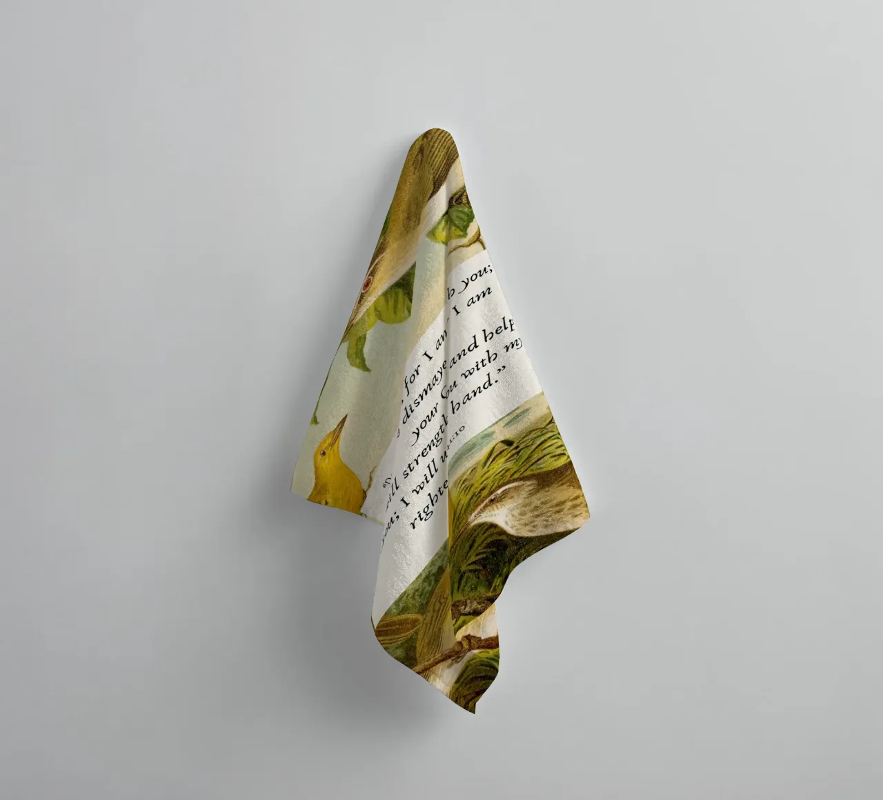 Do Not Fear, Isaiah 41:10 Art Print towel by vintagepod