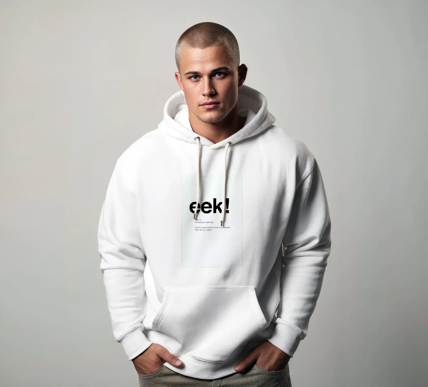 The eek interjection hoodie van Matěj Kašpar Jirásek