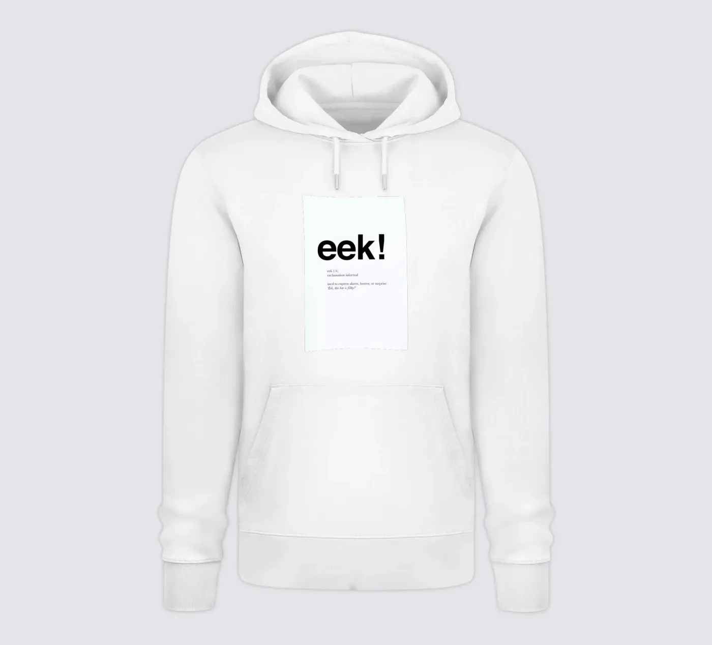 The eek interjection hoodie van Matěj Kašpar Jirásek