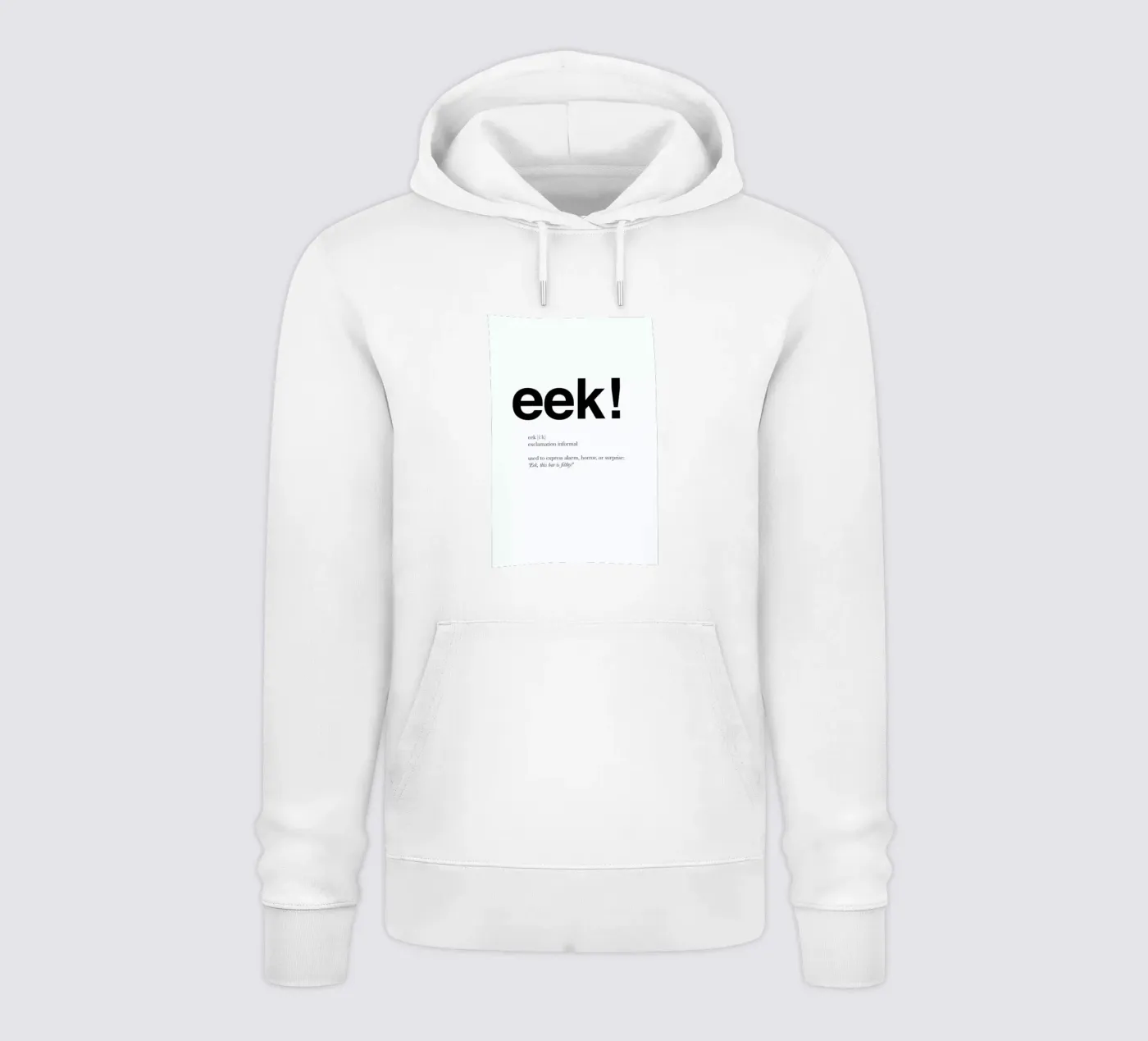 The eek interjection Hoodie von Matěj Kašpar Jirásek
