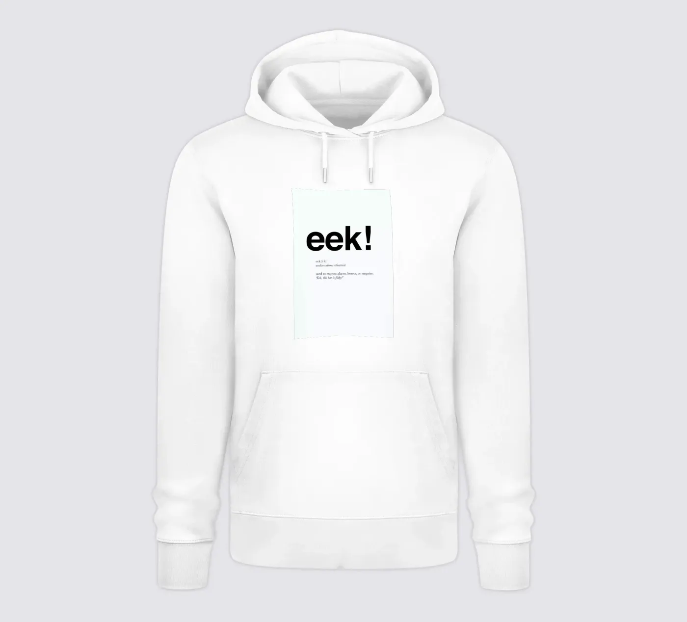 The eek interjection hoodie van Matěj Kašpar Jirásek