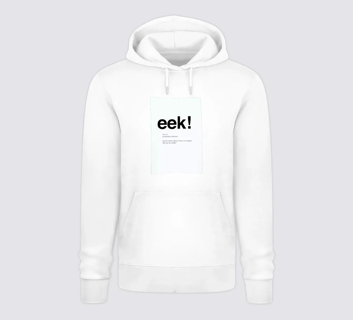 The eek interjection Hoodie von Matěj Kašpar Jirásek