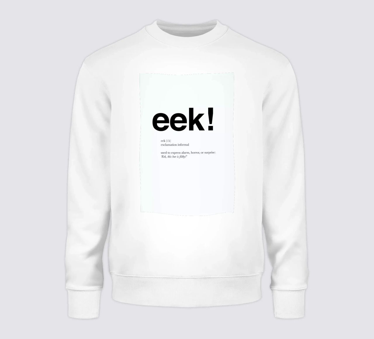 The eek interjection felpa da Matěj Kašpar Jirásek