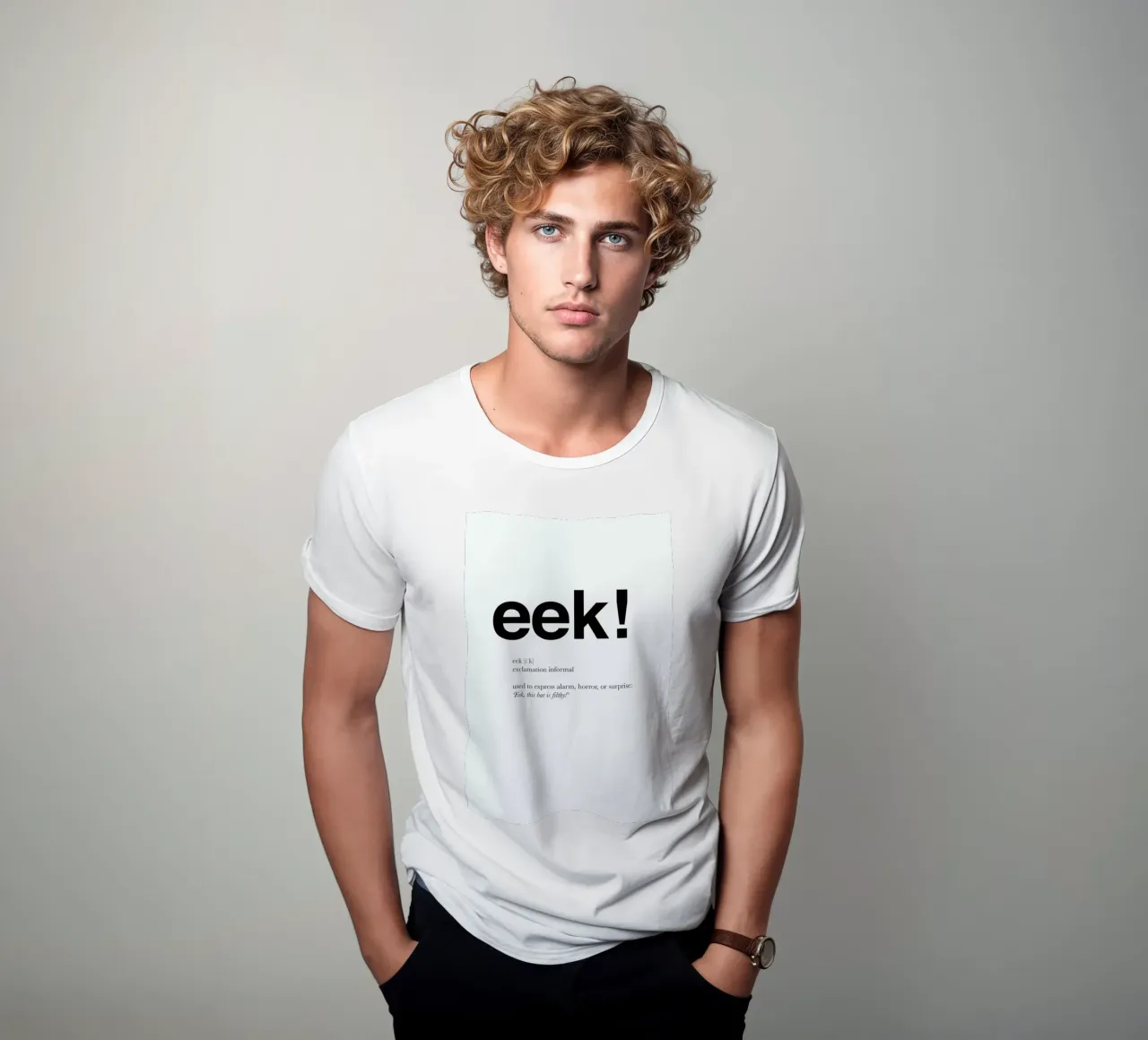 The eek interjection t-shirt da Matěj Kašpar Jirásek