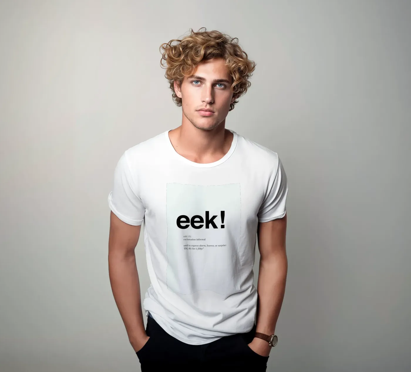 The eek interjection t-shirt da Matěj Kašpar Jirásek