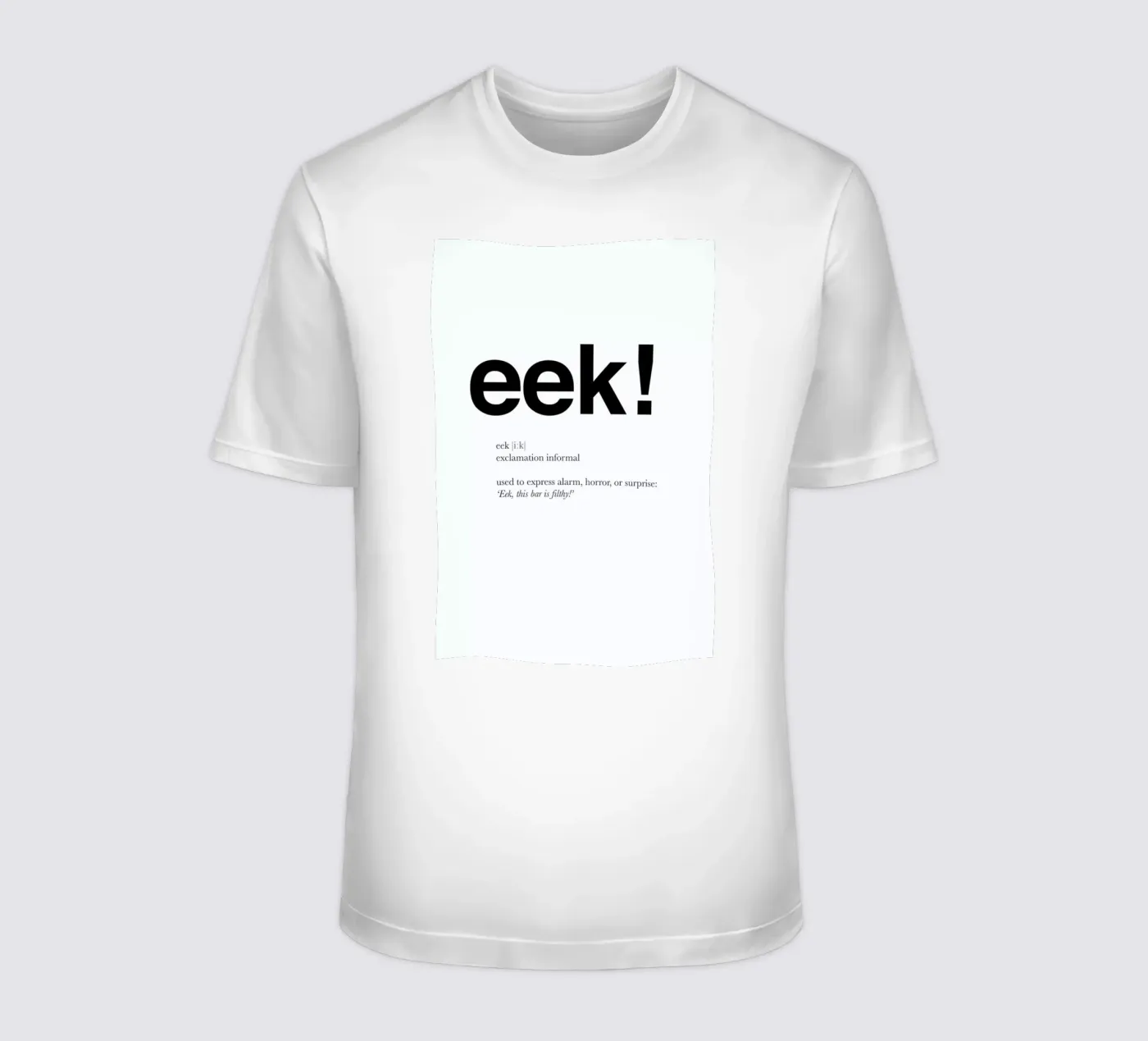 The eek interjection t-shirt van Matěj Kašpar Jirásek